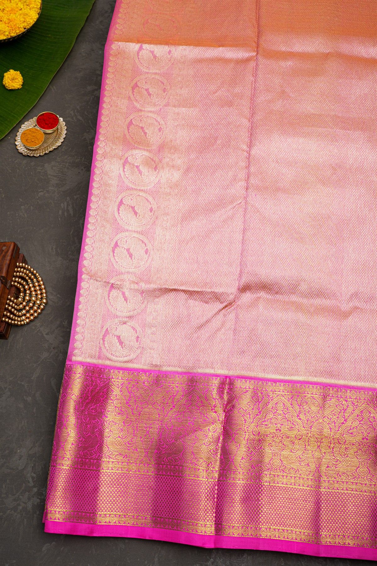 Venkatagiri Silk Gold Saree