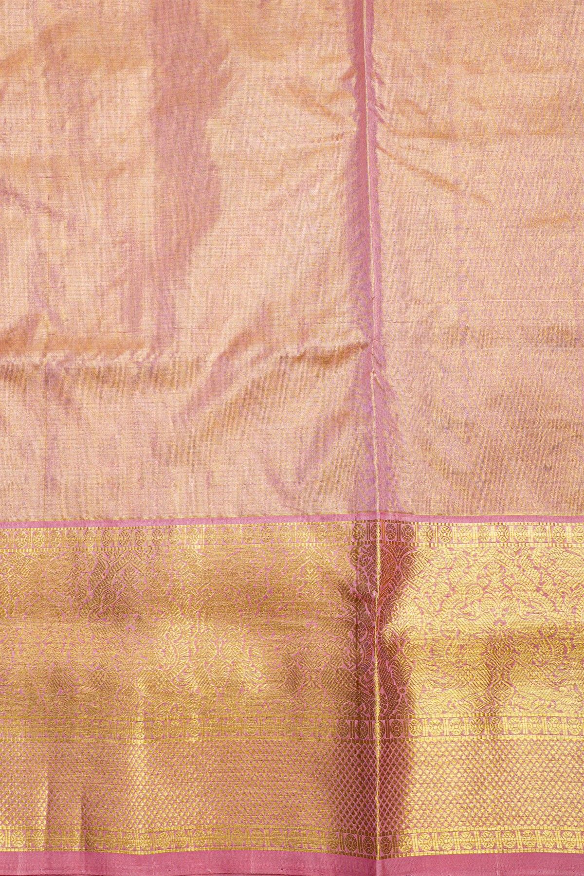 Venkatagiri Silk Rust Saree