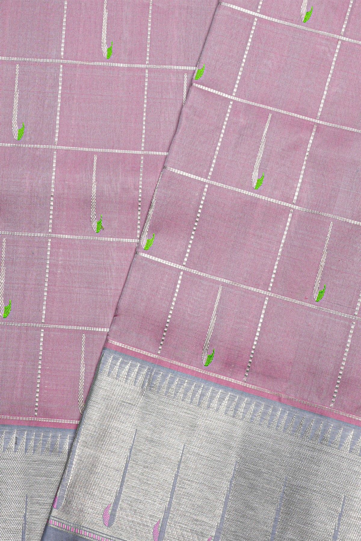 Venkatagiri Silk Baby Pink Saree