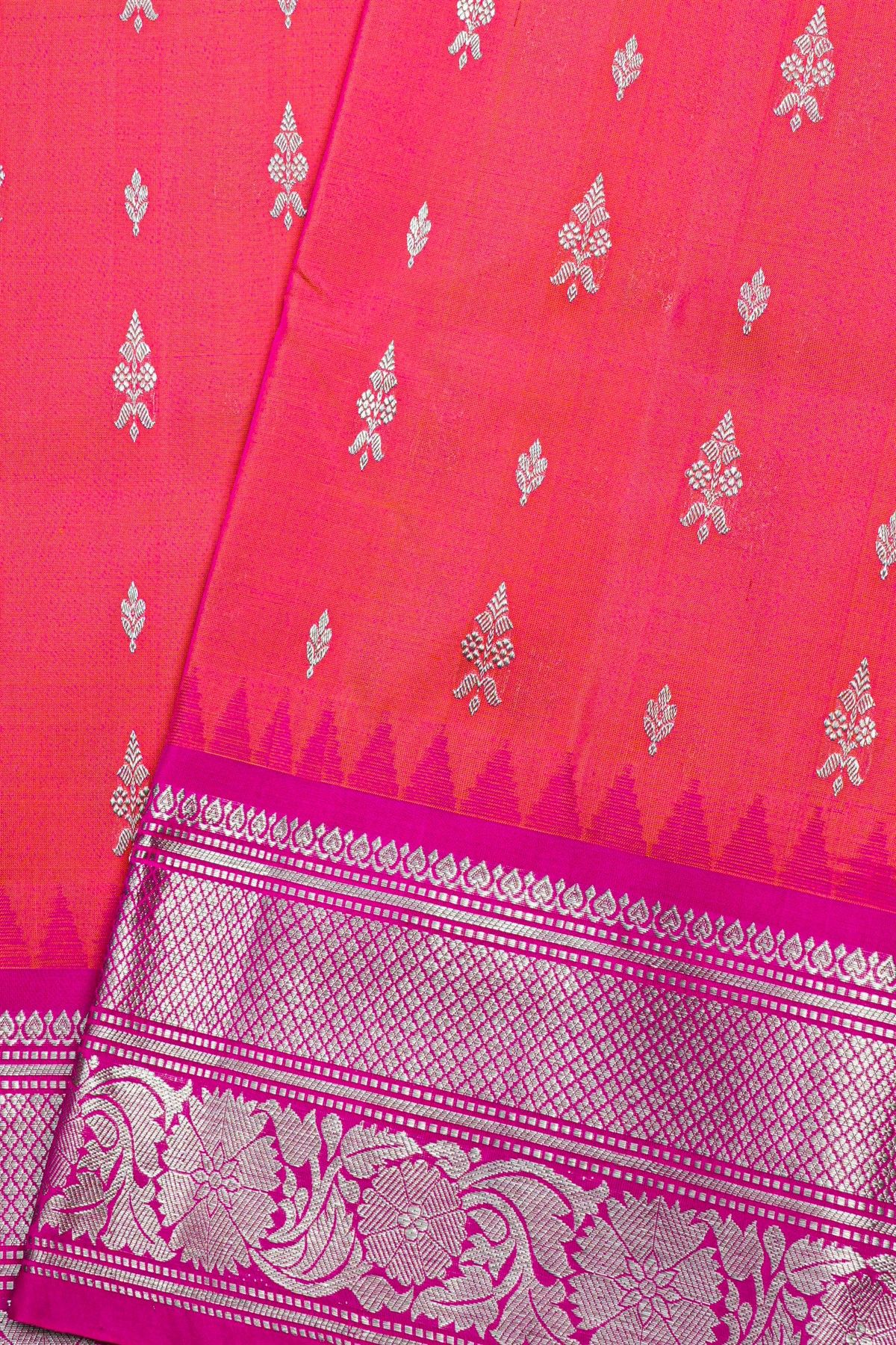 Venkatagiri Silk Pink Saree