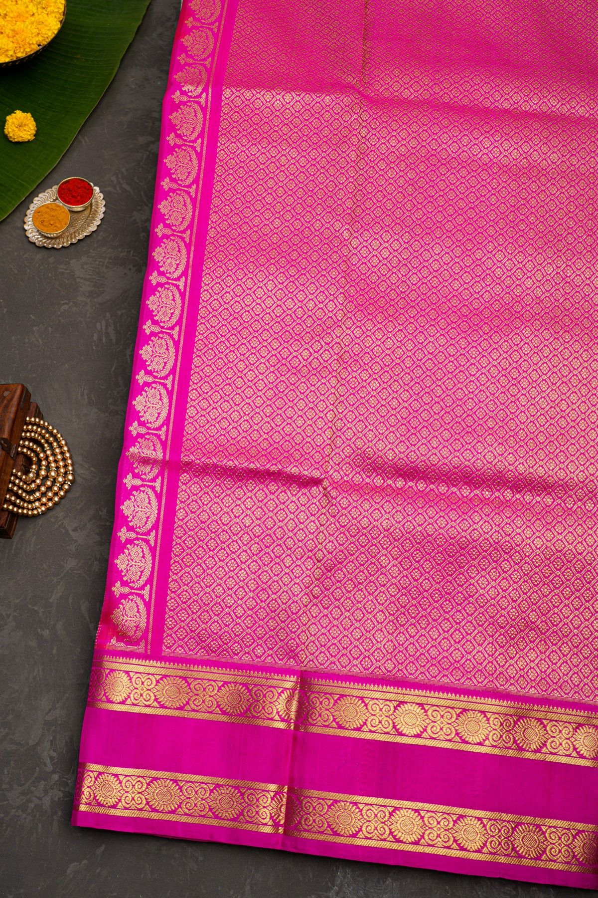 Venkatagiri Silk Dual Colour Saree