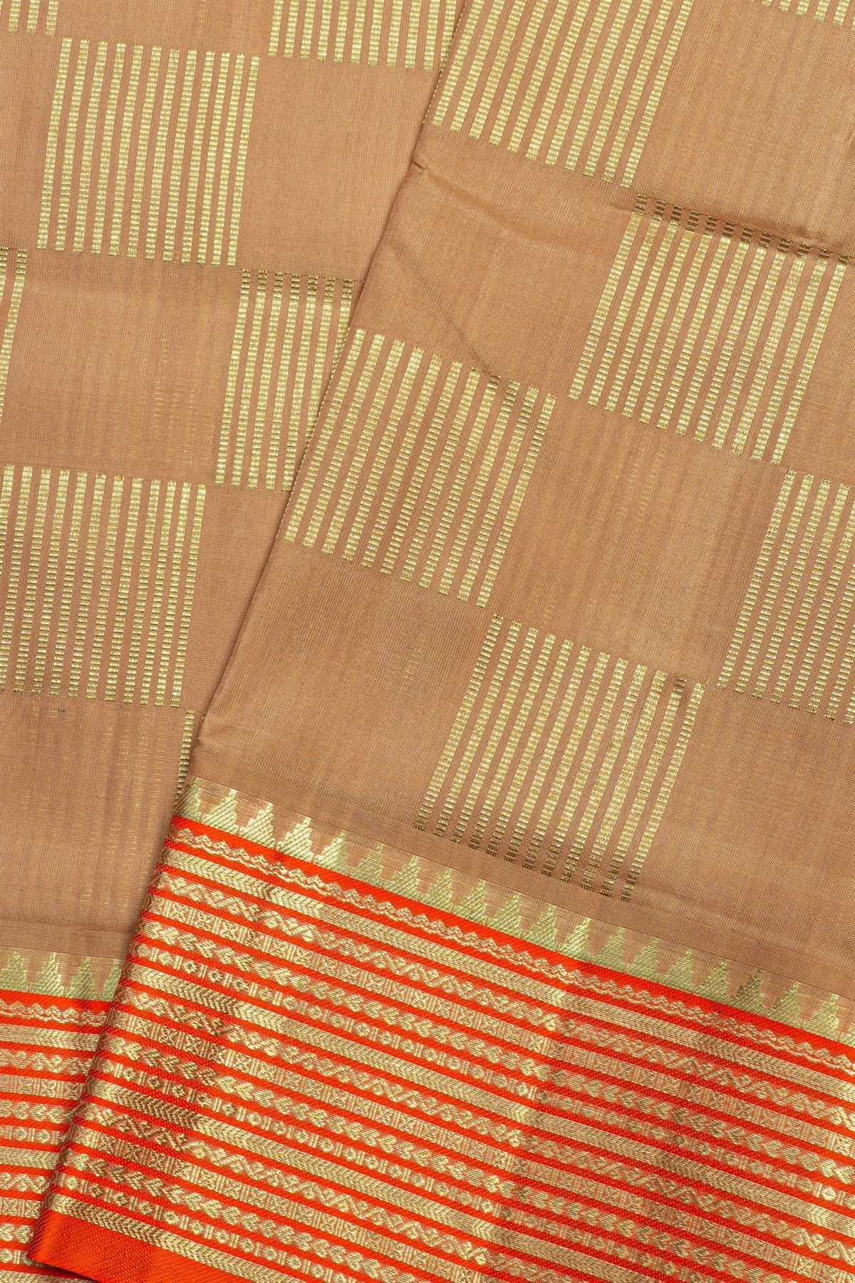 Venkatagiri Silk Cream Saree