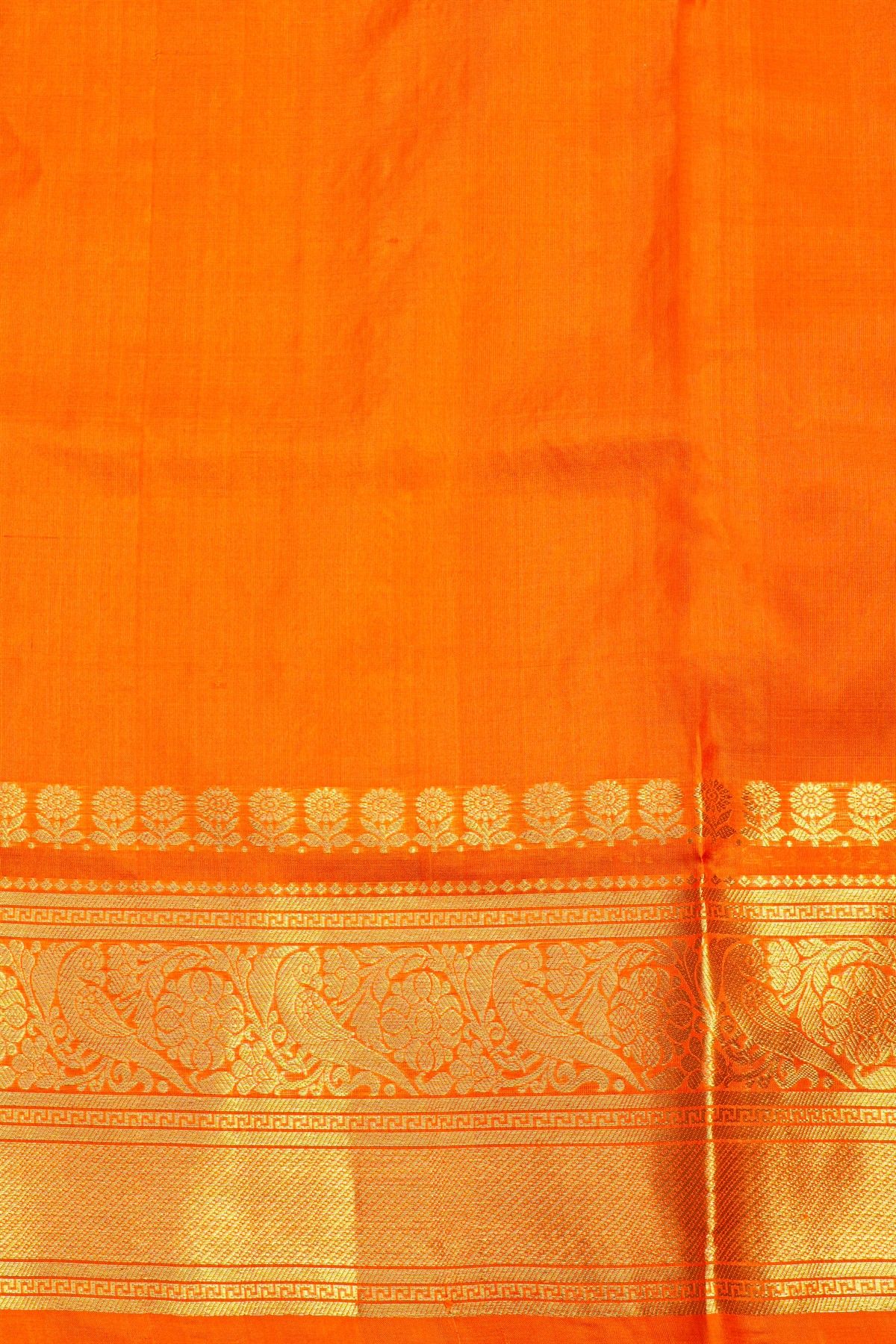 Venkatagiri Silk Yellow Saree
