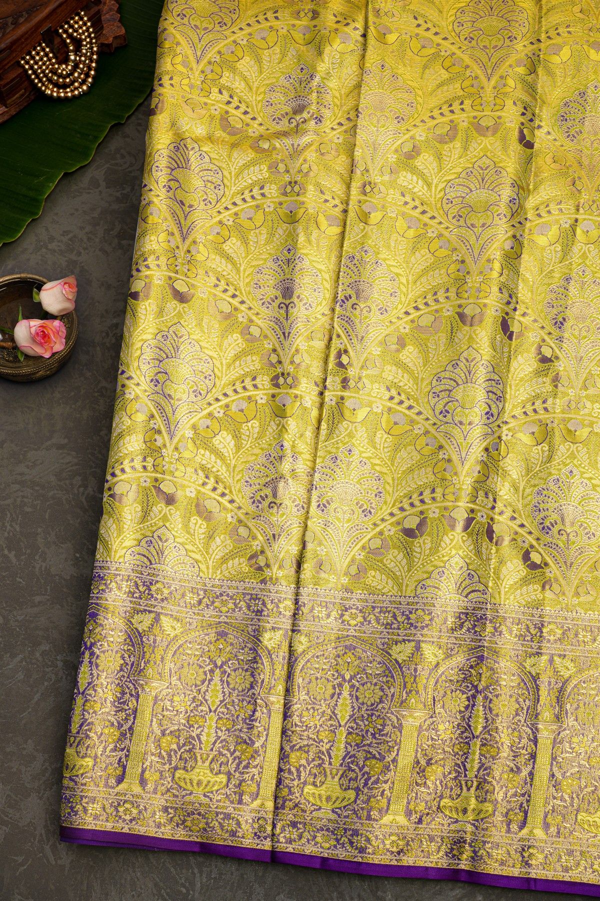 Kancheepuram Silk Gold Saree