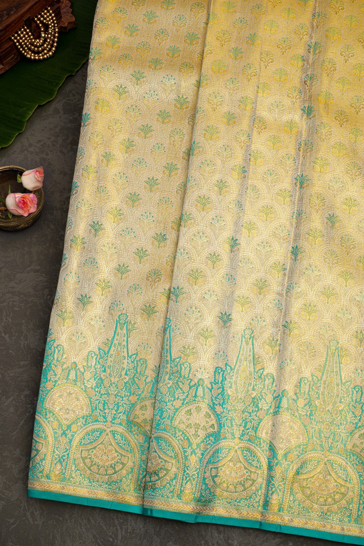 Kancheepuram Silk Gold Saree