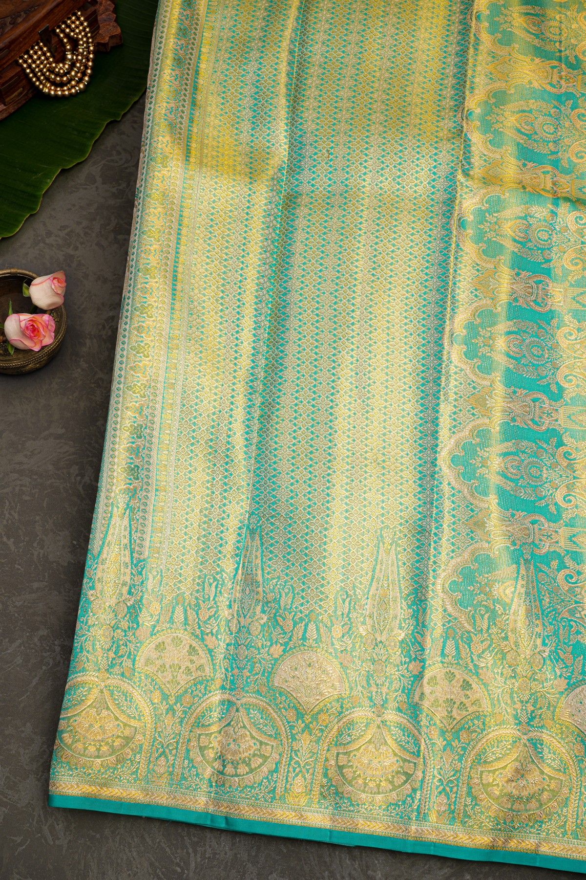 Kancheepuram Silk Gold Saree