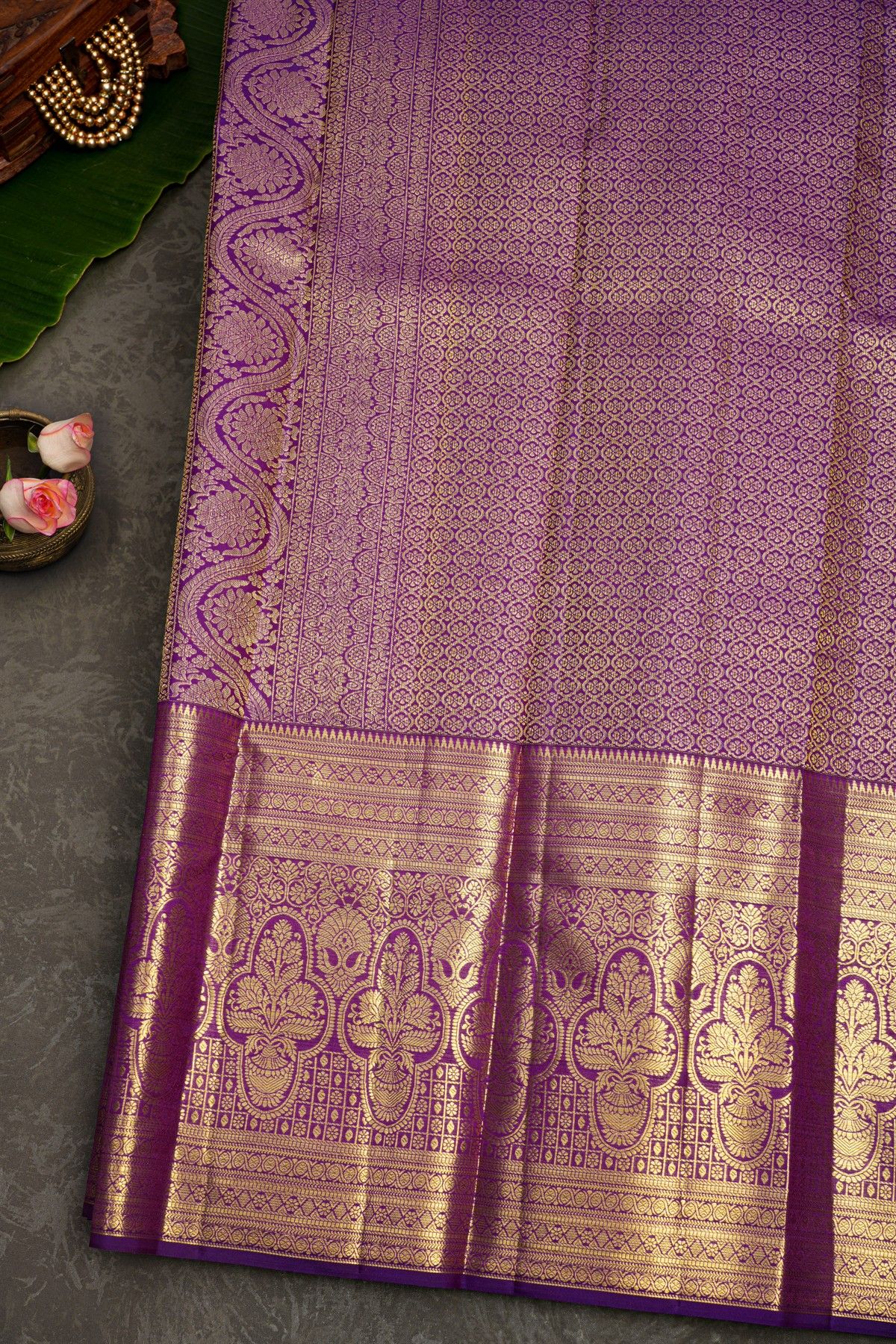Kancheepuram Silk Light Green Saree