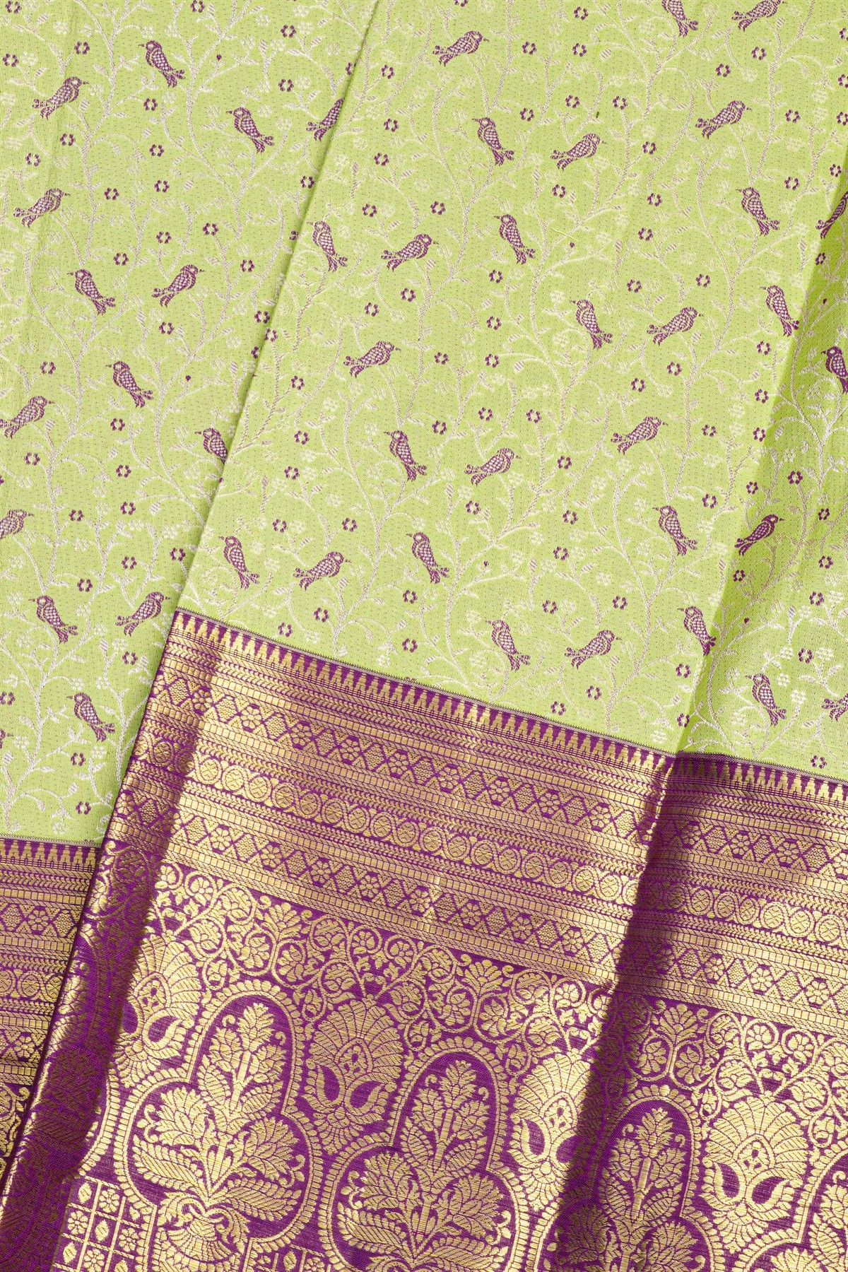 Kancheepuram Silk Light Green Saree