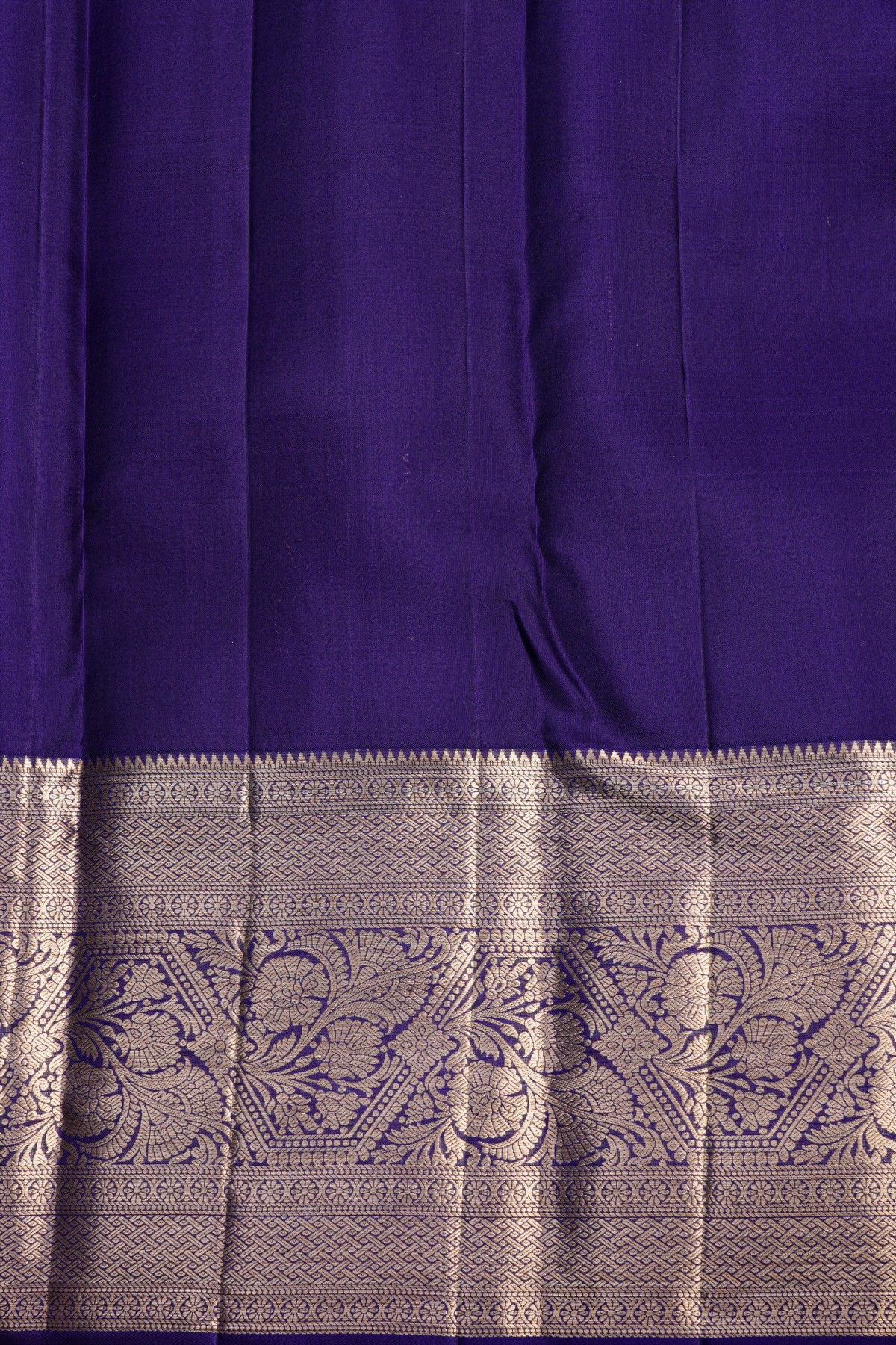 Kancheepuram Silk Orange Saree