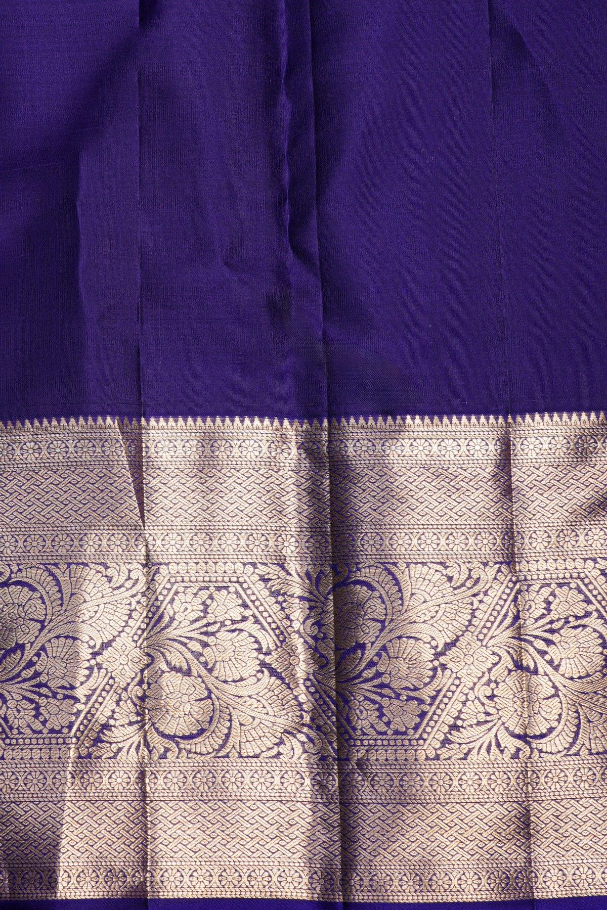 Kancheepuram Silk Orange Saree