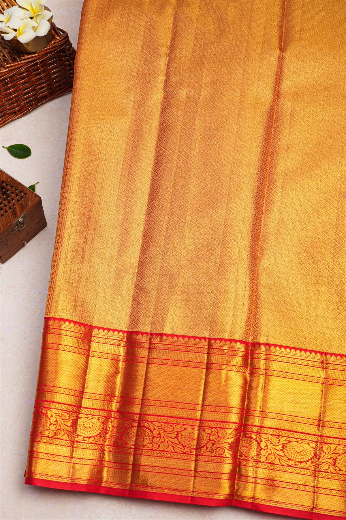 Kancheepuram Silk Multicolour Saree