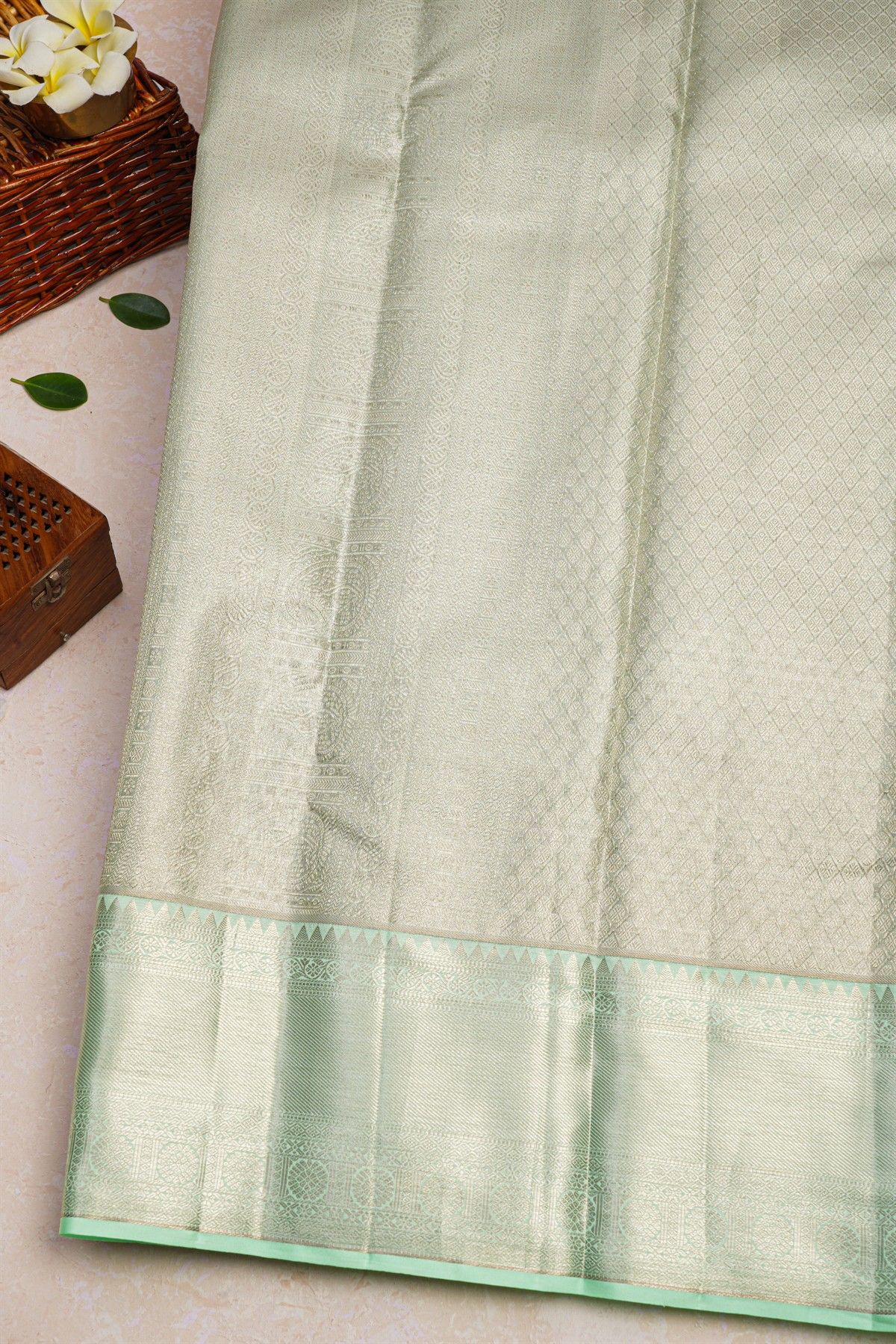 Kancheepuram Silk Light Purple Saree