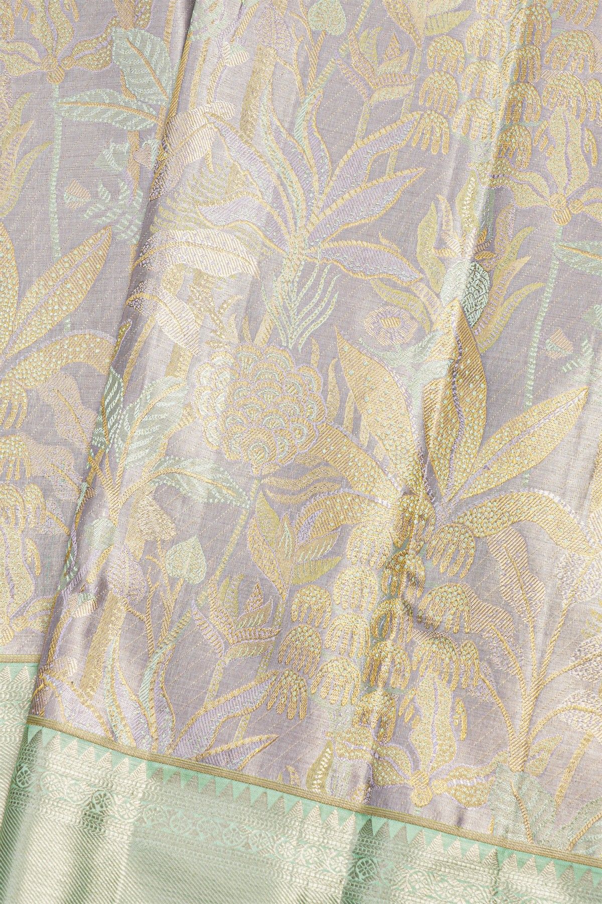 Kancheepuram Silk Light Purple Saree