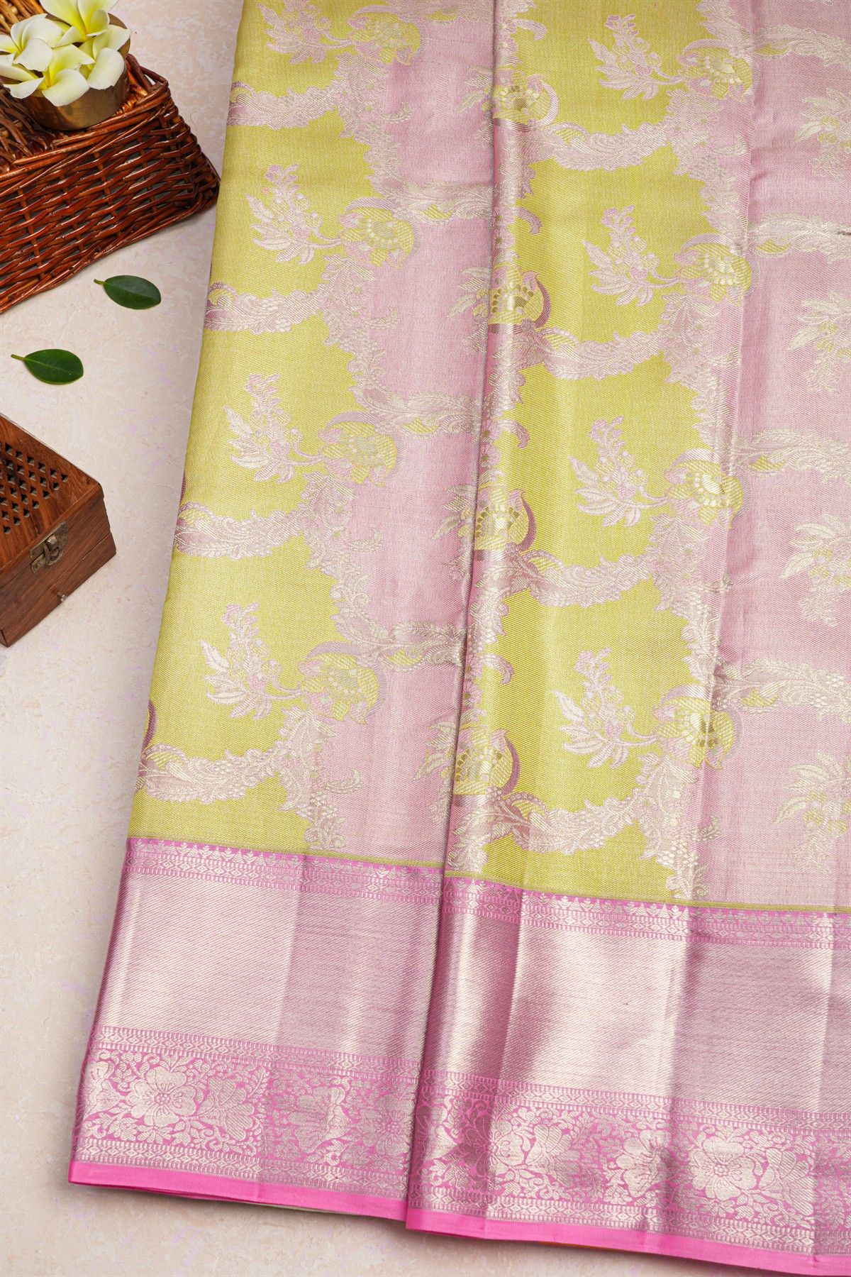 Kancheepuram Silk Multicolour Saree