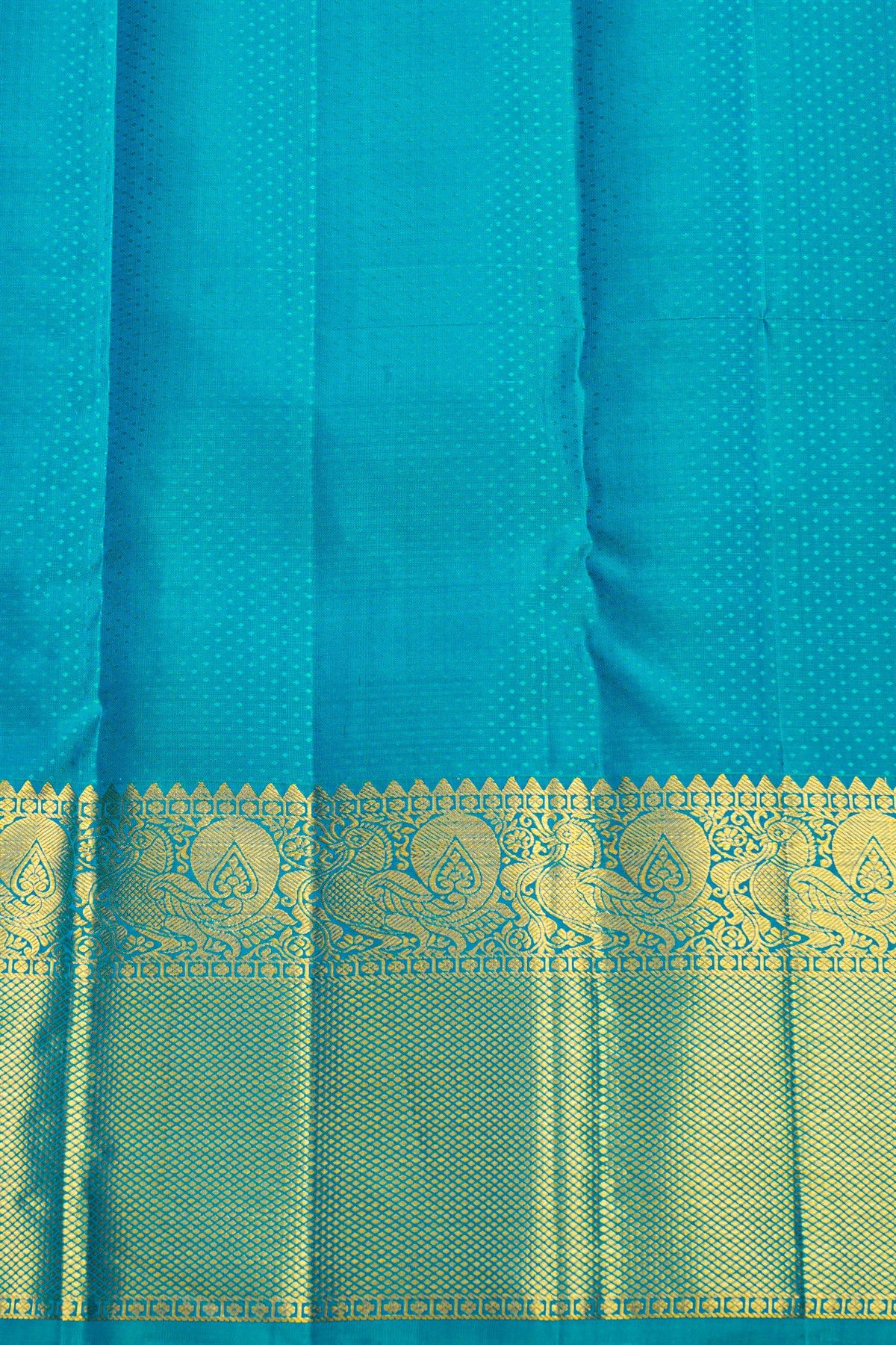 Kancheepuram Silk Sea Blue Saree