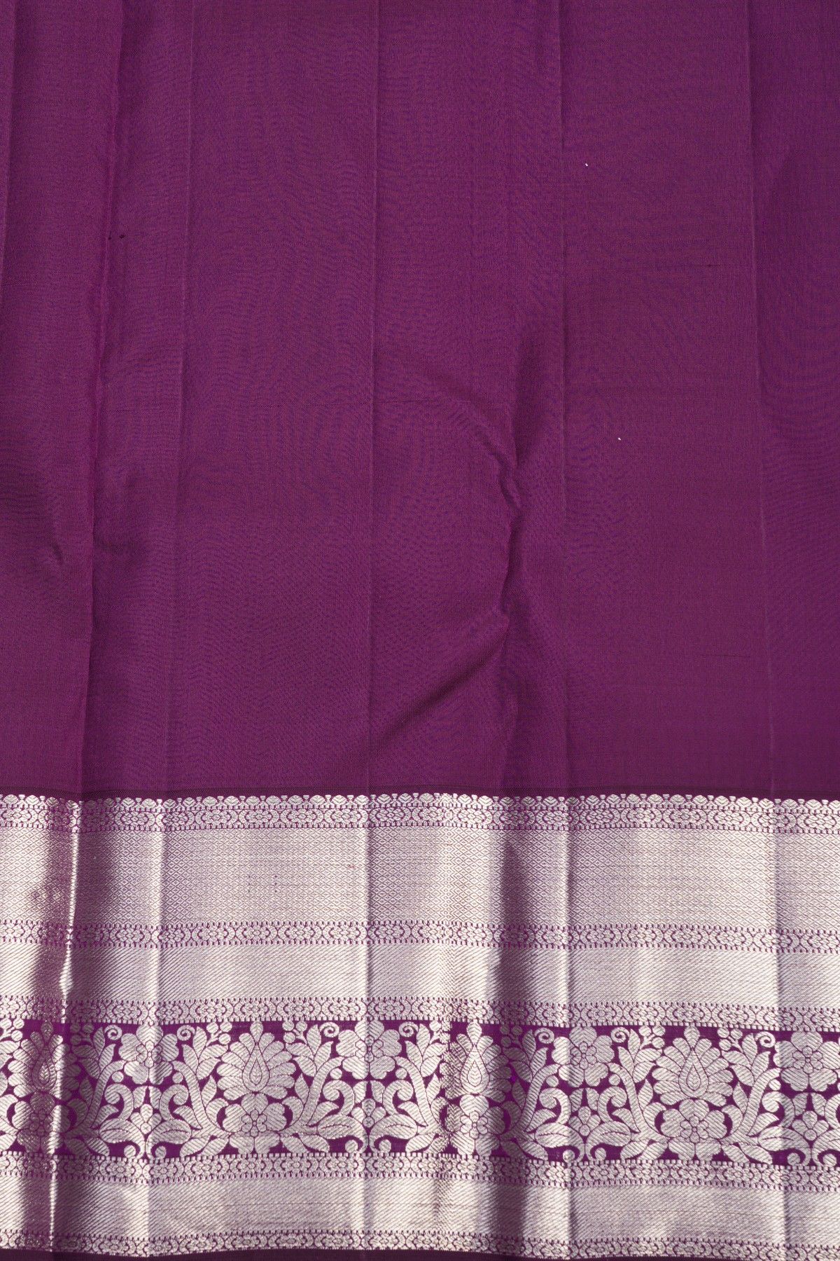 Kancheepuram Silk Orange Saree