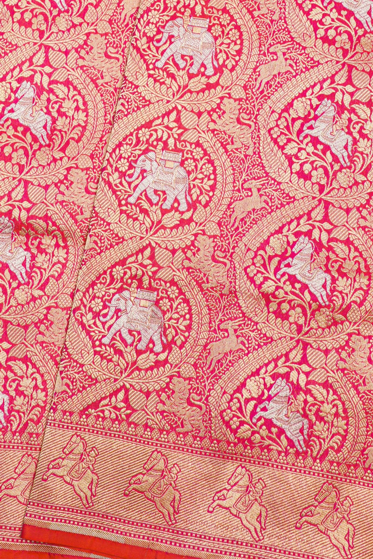 Banarasi Silk Pink Saree