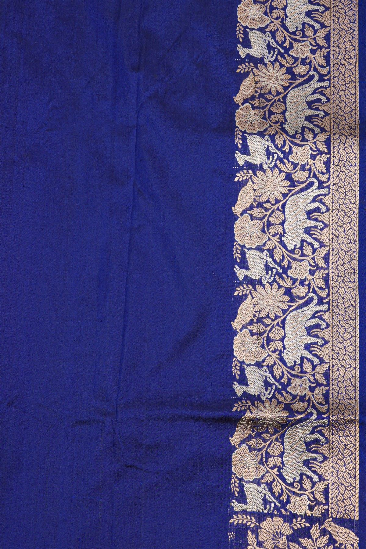 Banarasi Silk Navy Blue Saree