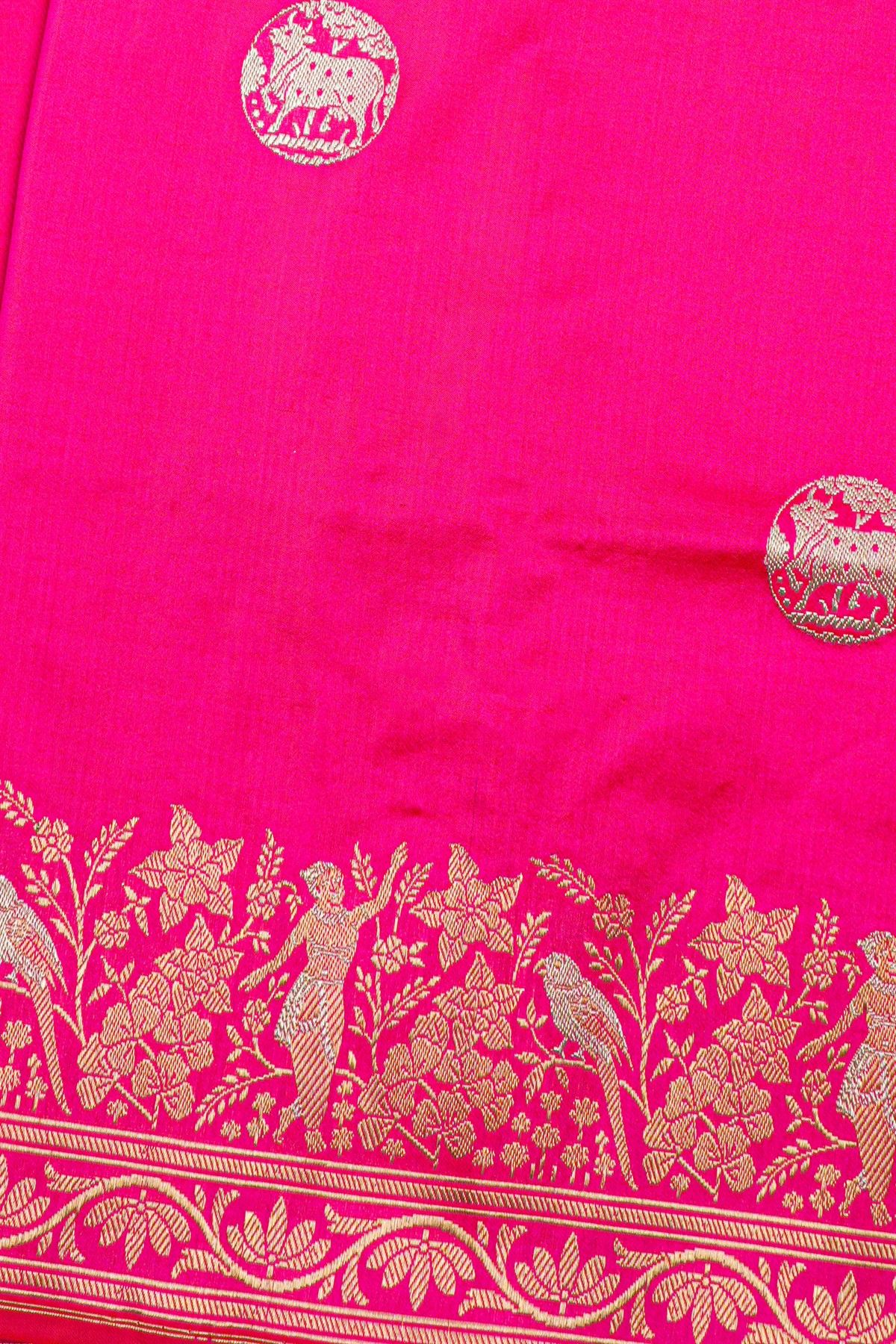 Banarasi Silk Pink Saree