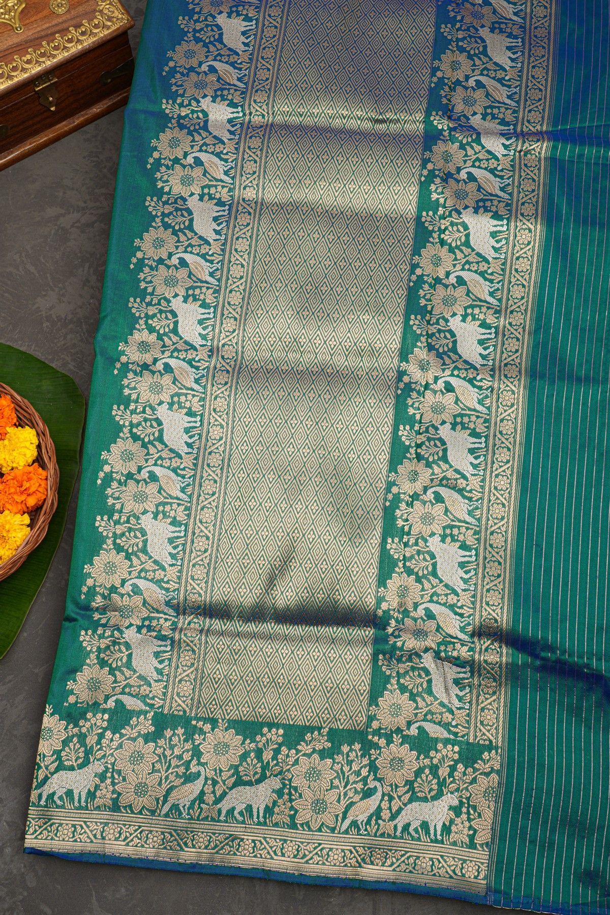 Banarasi Silk Dual Colour Saree