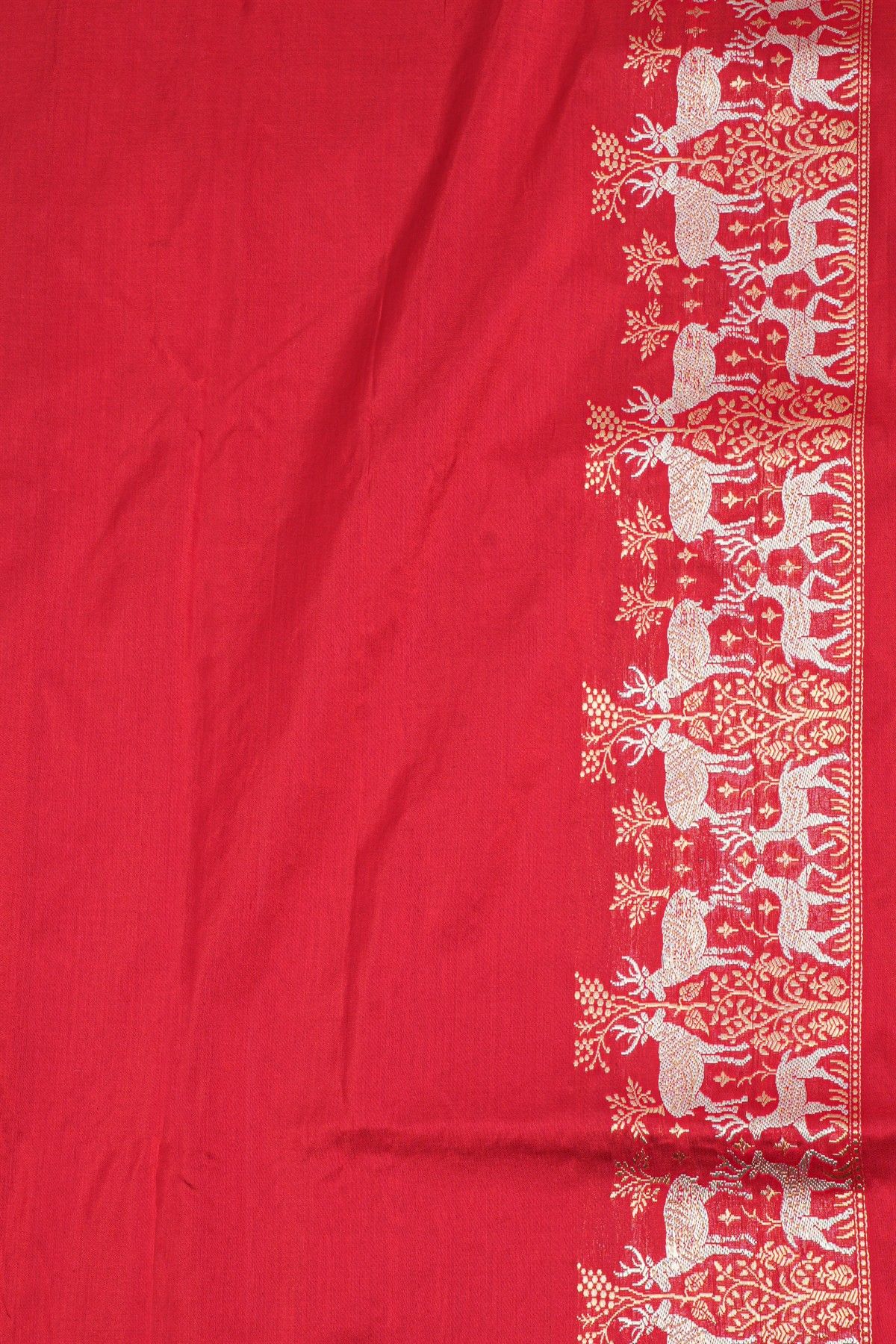 Banarasi Silk Red Saree