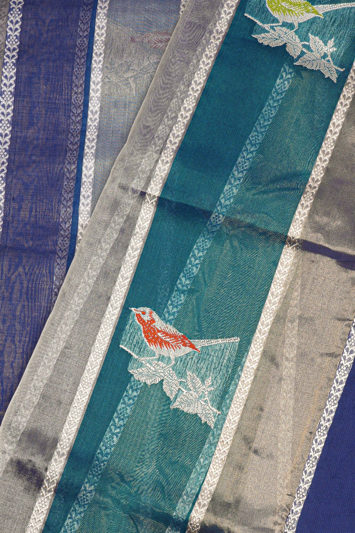 Banarasi Kora Multicolour Saree