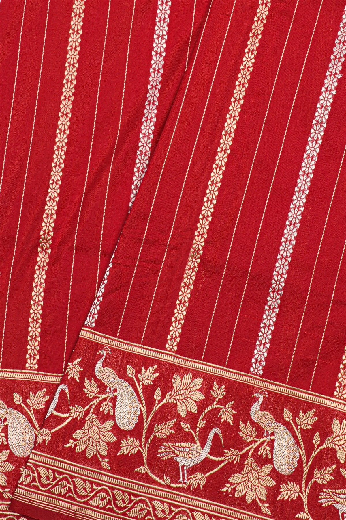 Banarasi Silk Red Saree