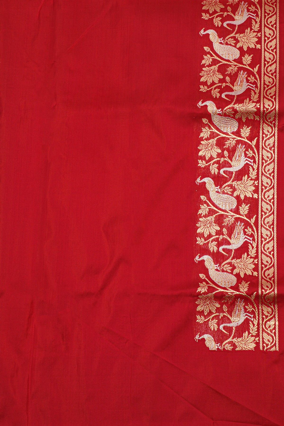 Banarasi Silk Red Saree