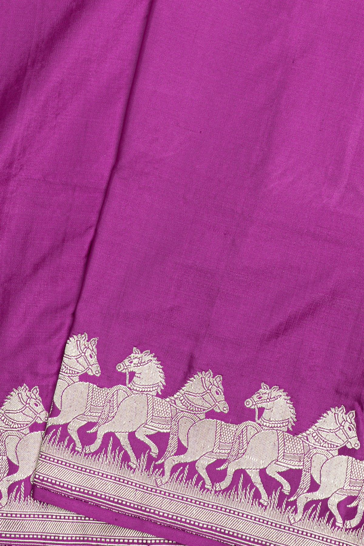 Banarasi Silk Purple Saree