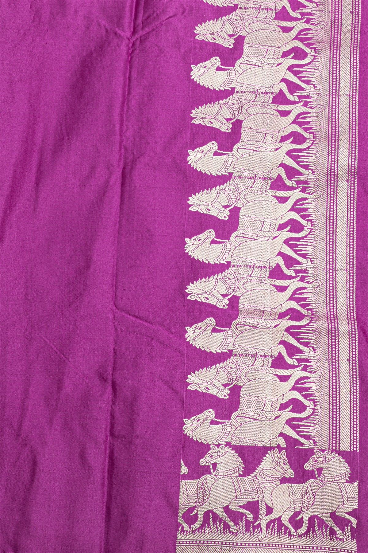 Banarasi Silk Purple Saree