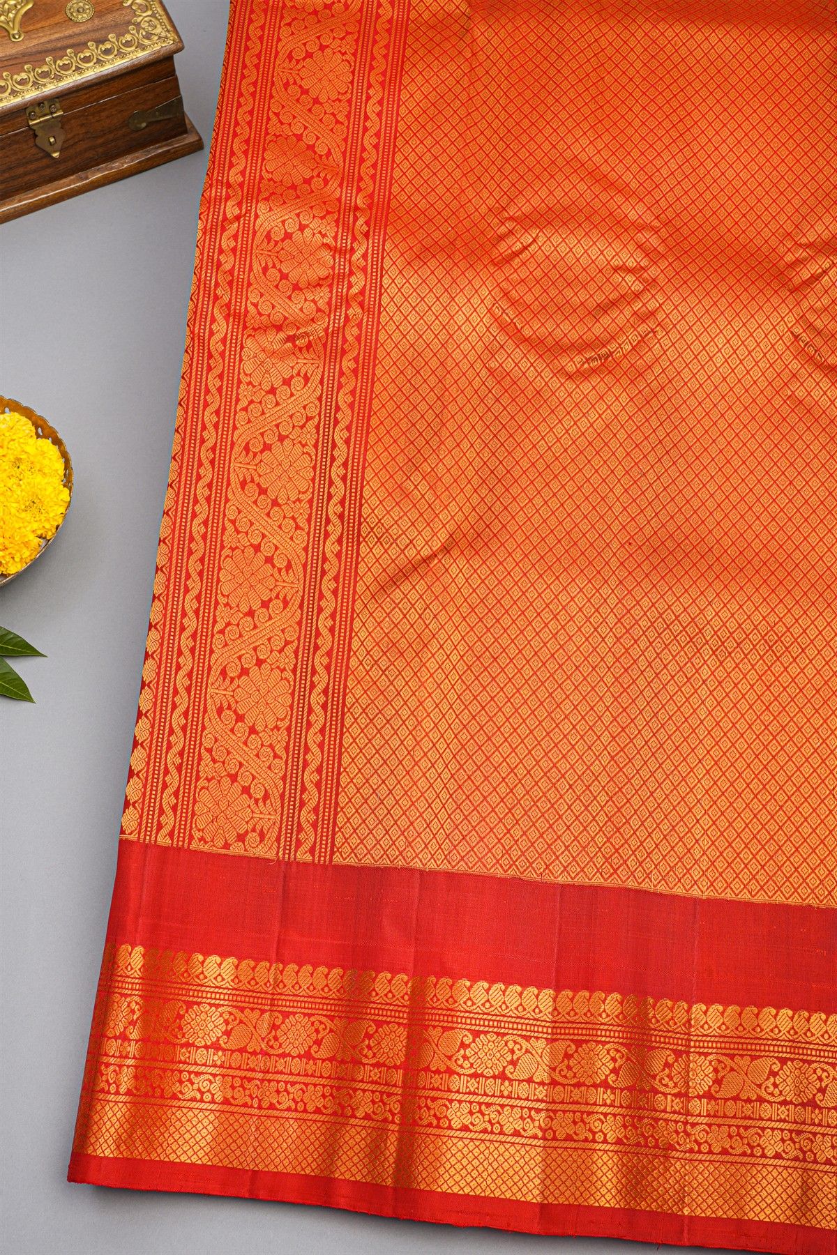 Gadwal Silk Black Saree