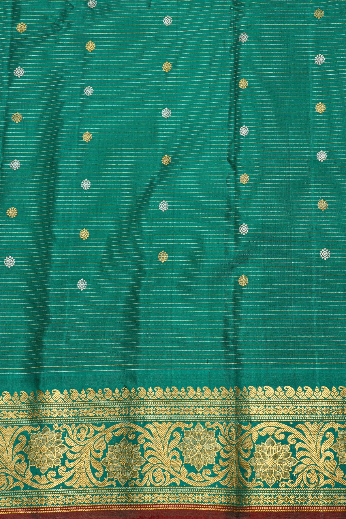 Gadwal Silk Baby Pink Saree