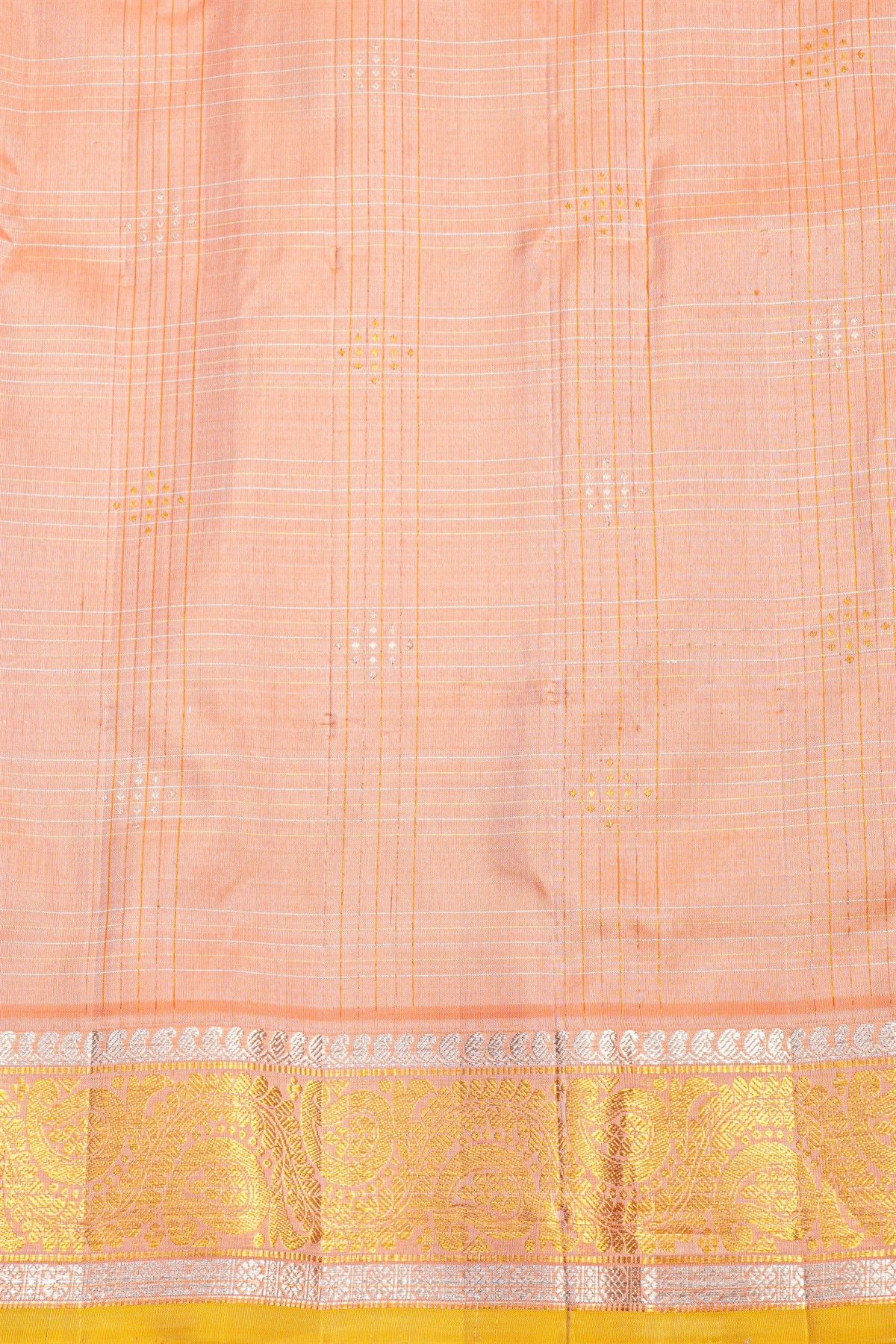 Gadwal Silk Sky Blue Saree