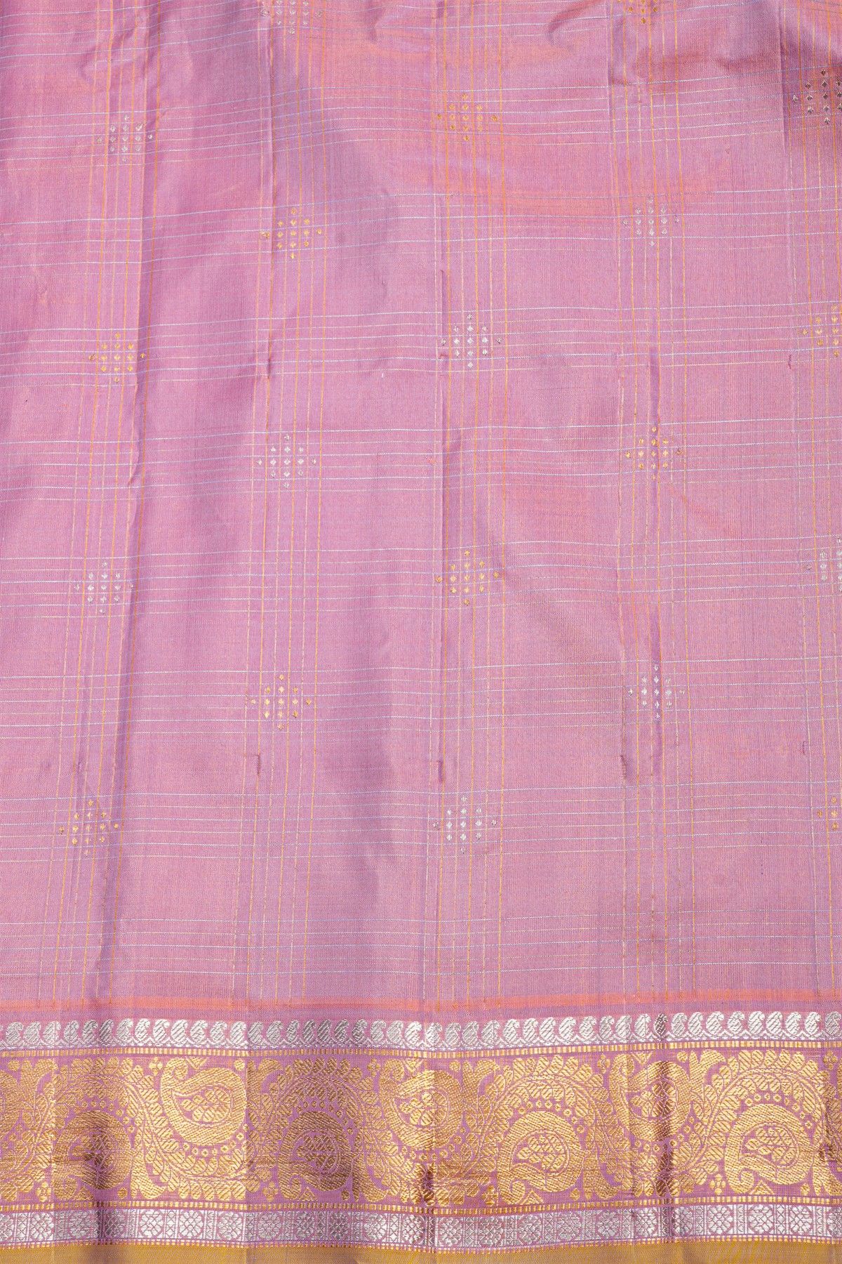 Gadwal Silk Lavender Saree
