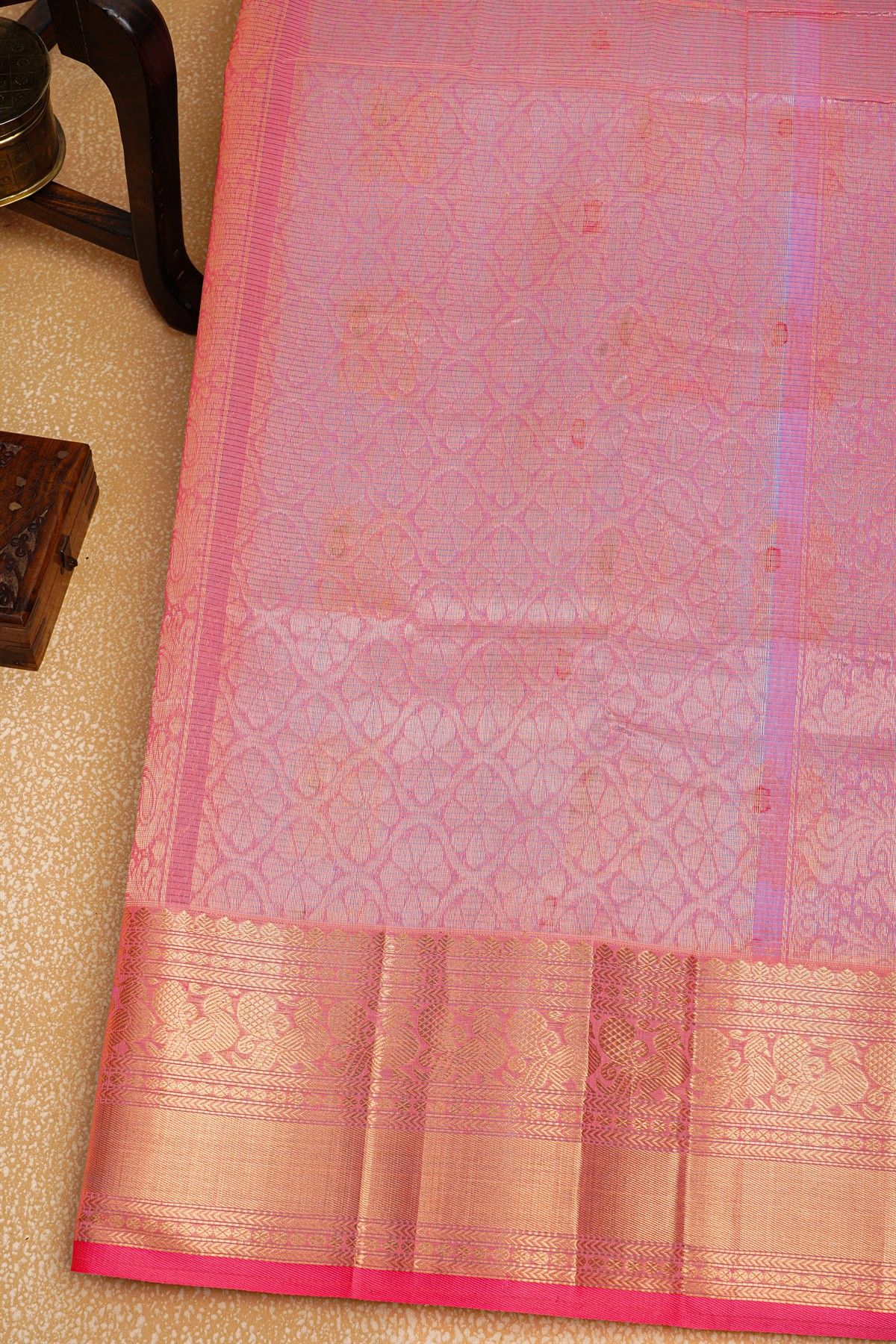 Kuppadam Sico Sky Blue Saree