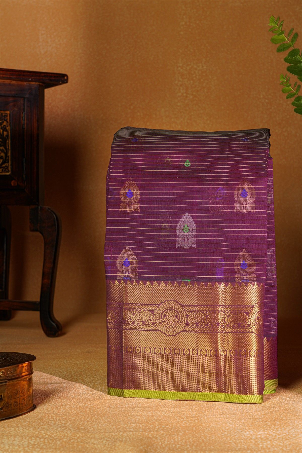 Kuppadam Sico Wine Saree