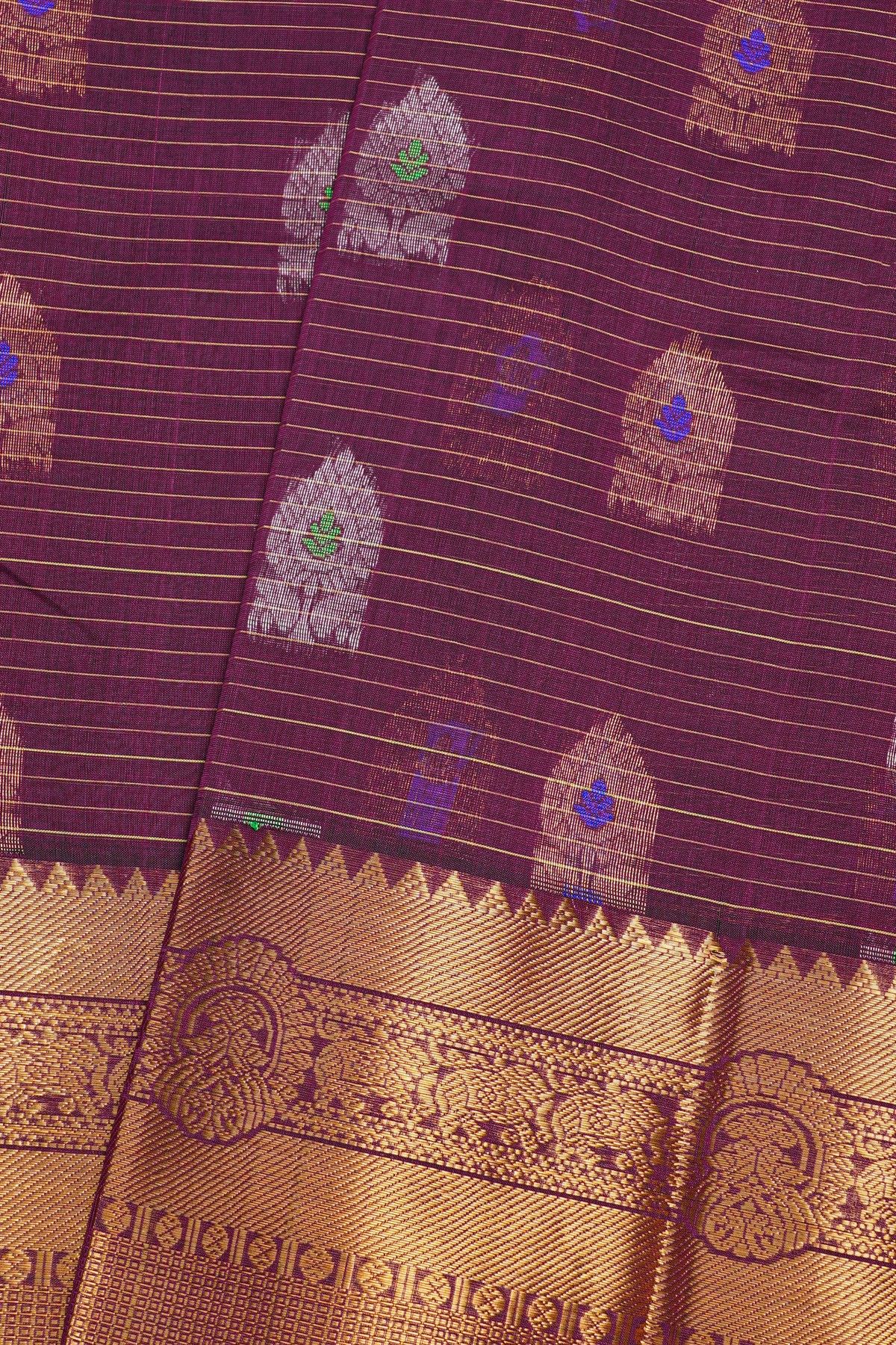 Kuppadam Sico Wine Saree
