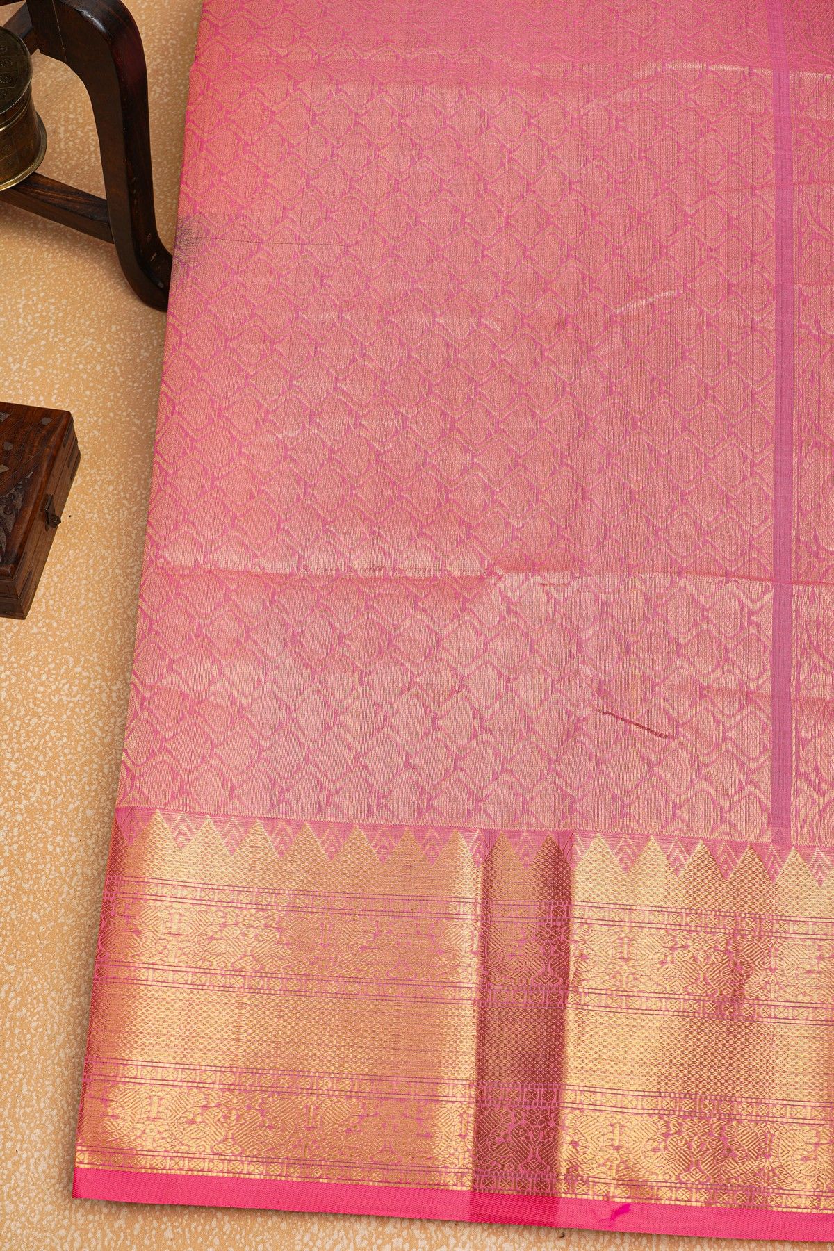 Kuppadam Sico Bottle Green Saree