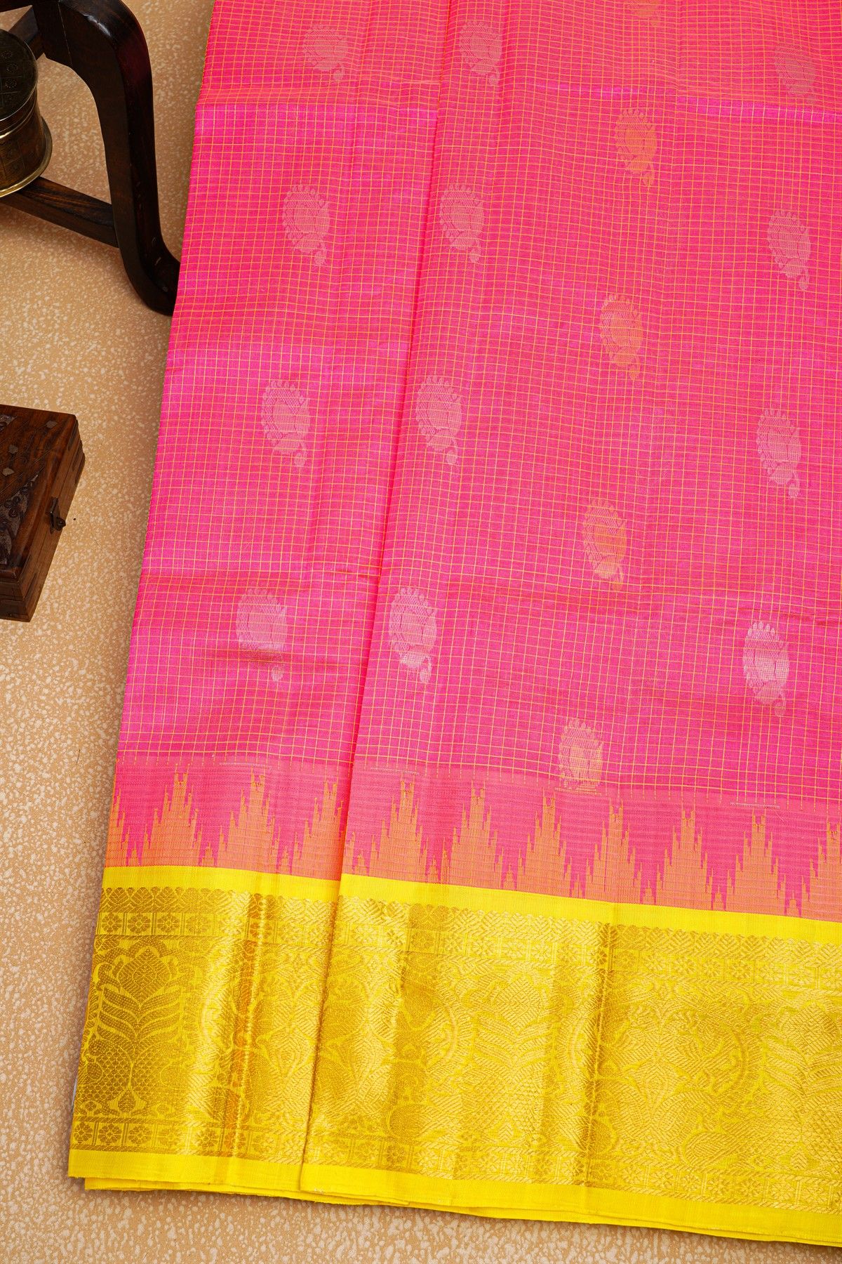 Kuppadam Sico Pink Saree