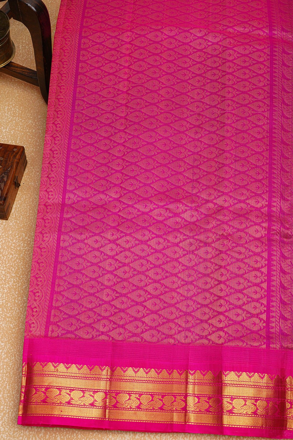 Kuppadam Sico Royal Blue Saree