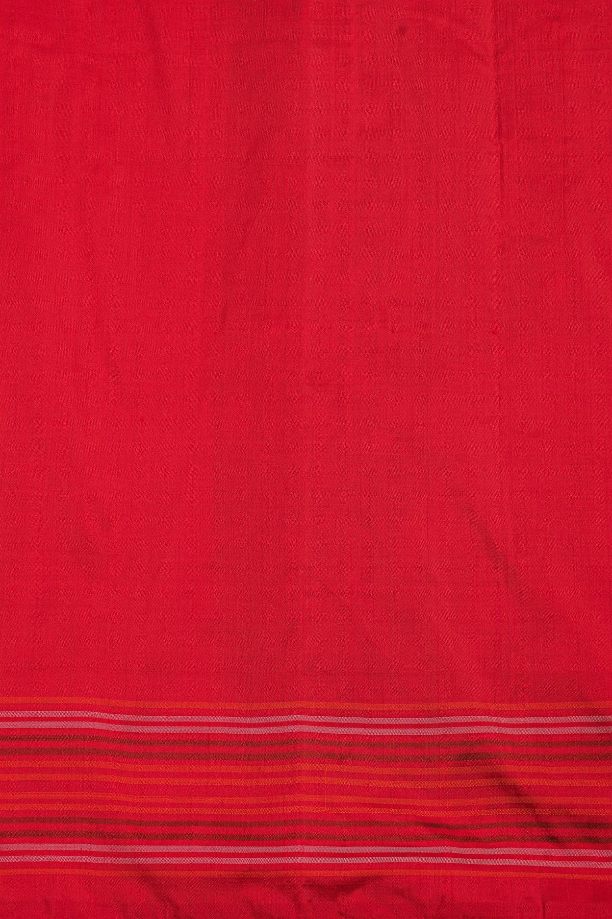 Ikat Silk Bottle Green Saree