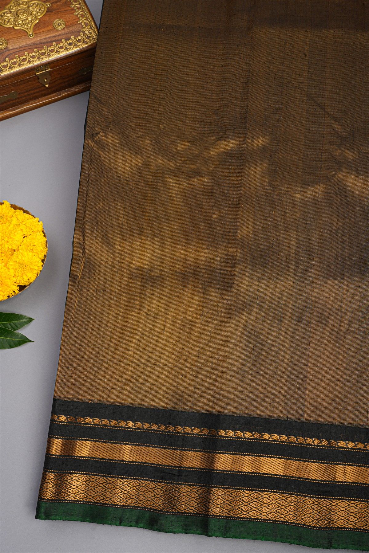 Gadwal Silk Multicolour Saree