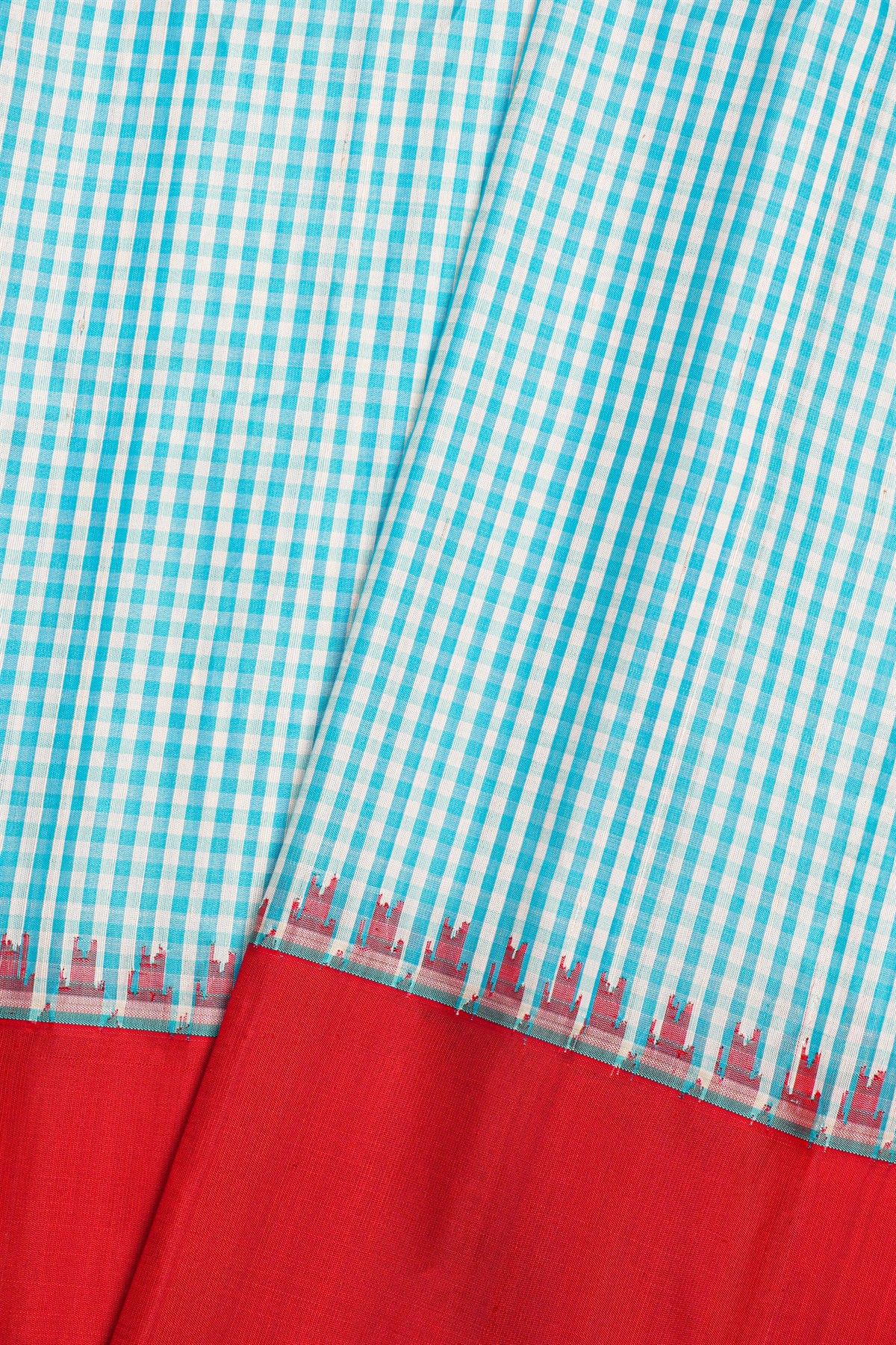 Gadwal Silk Multicolour Saree