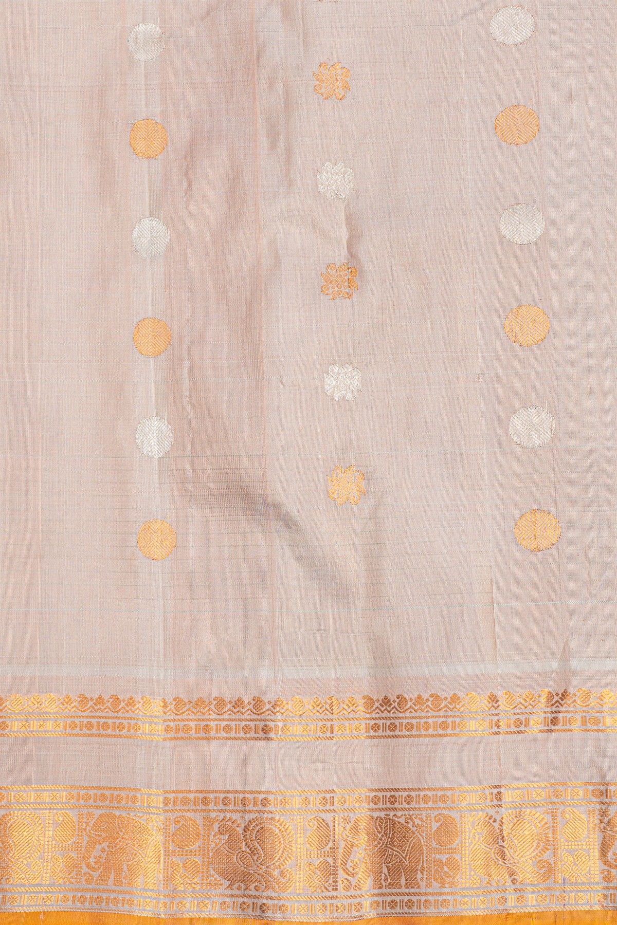 Gadwal Silk Lavender Saree