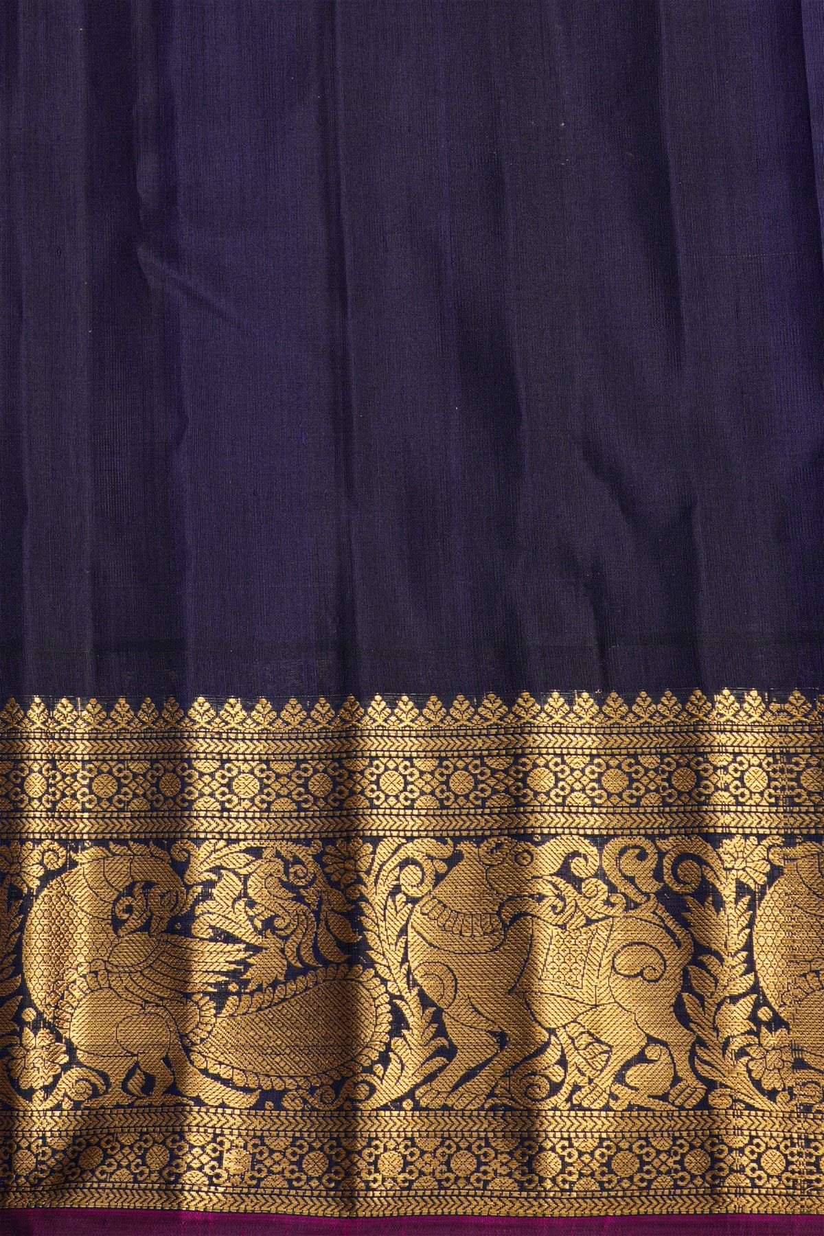 Gadwal Silk Lime Green Saree