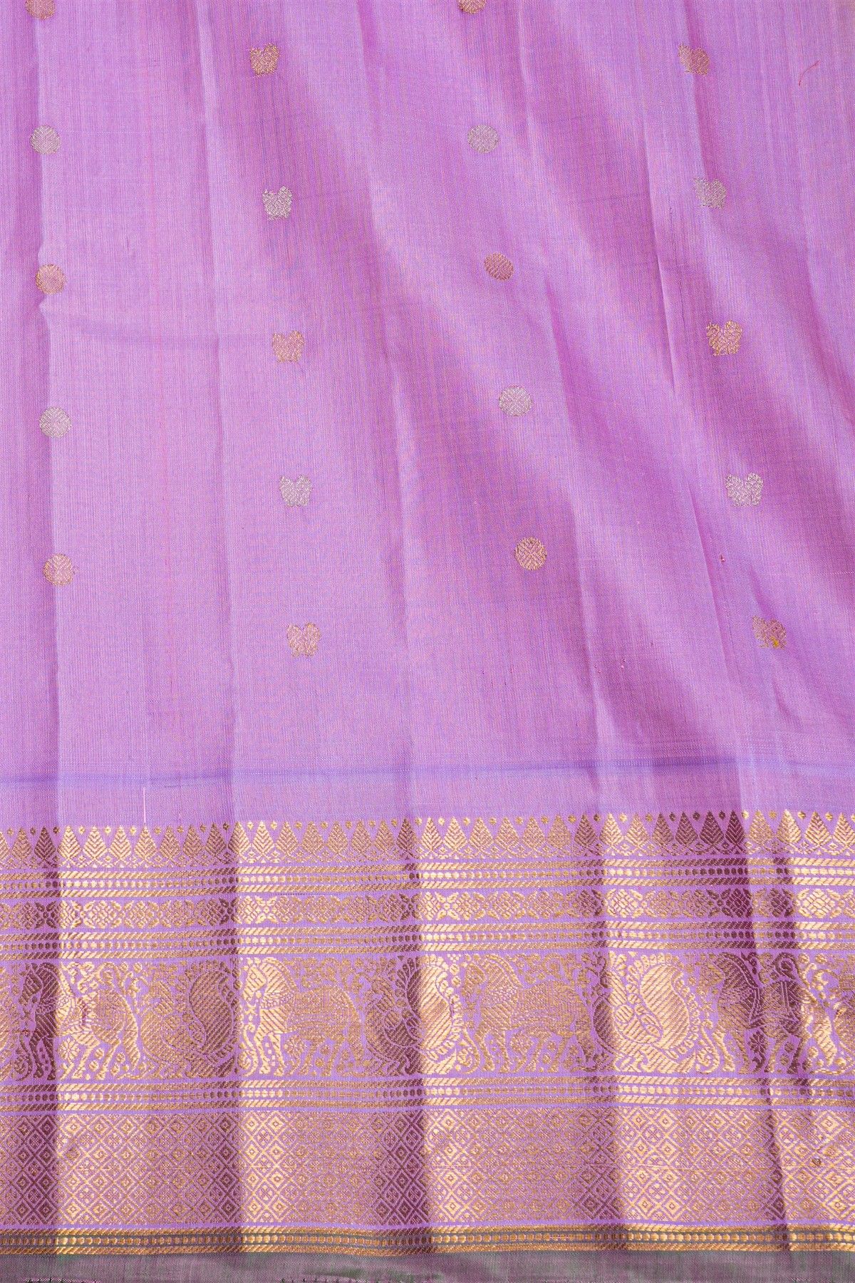 Gadwal Silk Yellow Saree