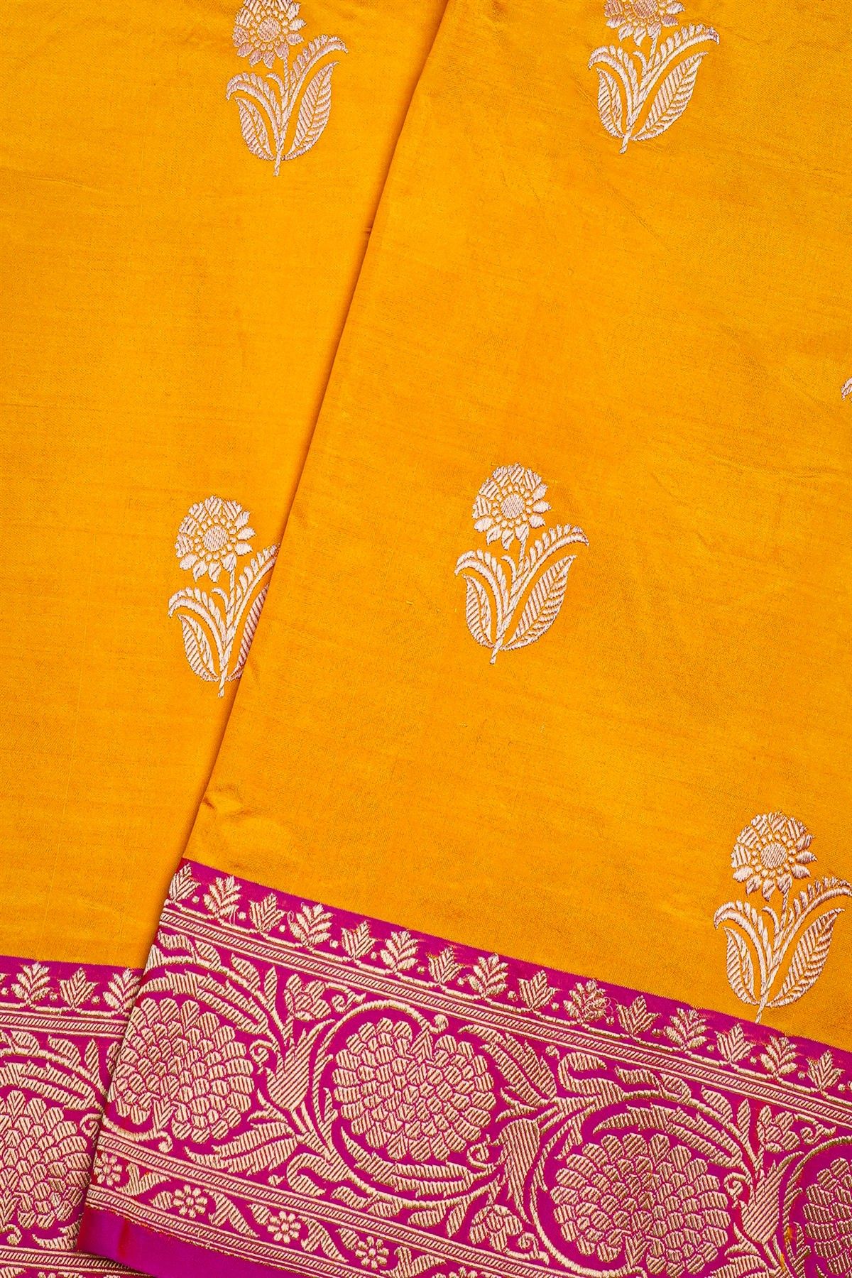 Banarasi Silk Mustard Saree