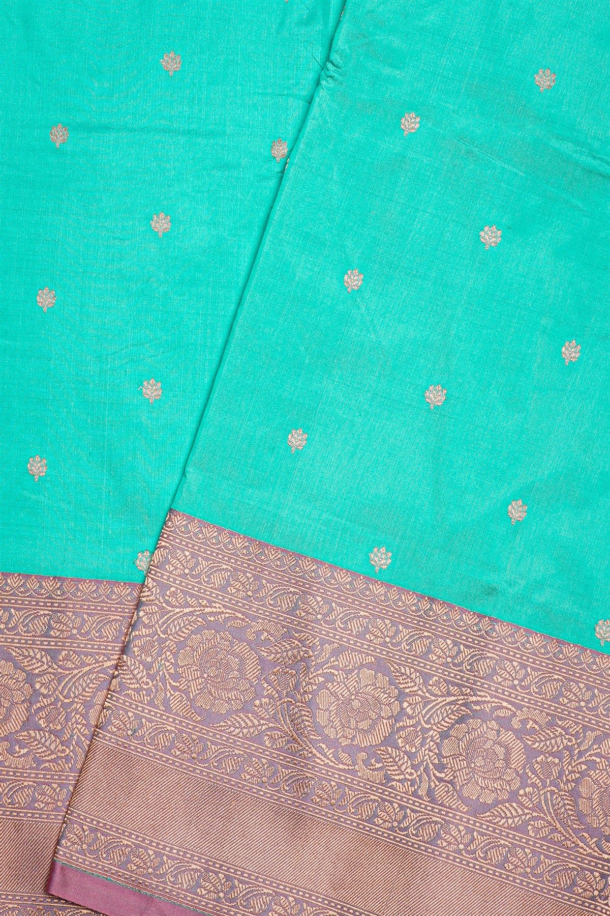 Banarasi Silk Sky Blue Saree