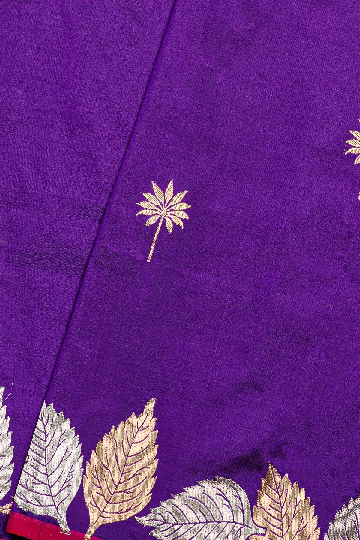 Banarasi Silk Purple Saree