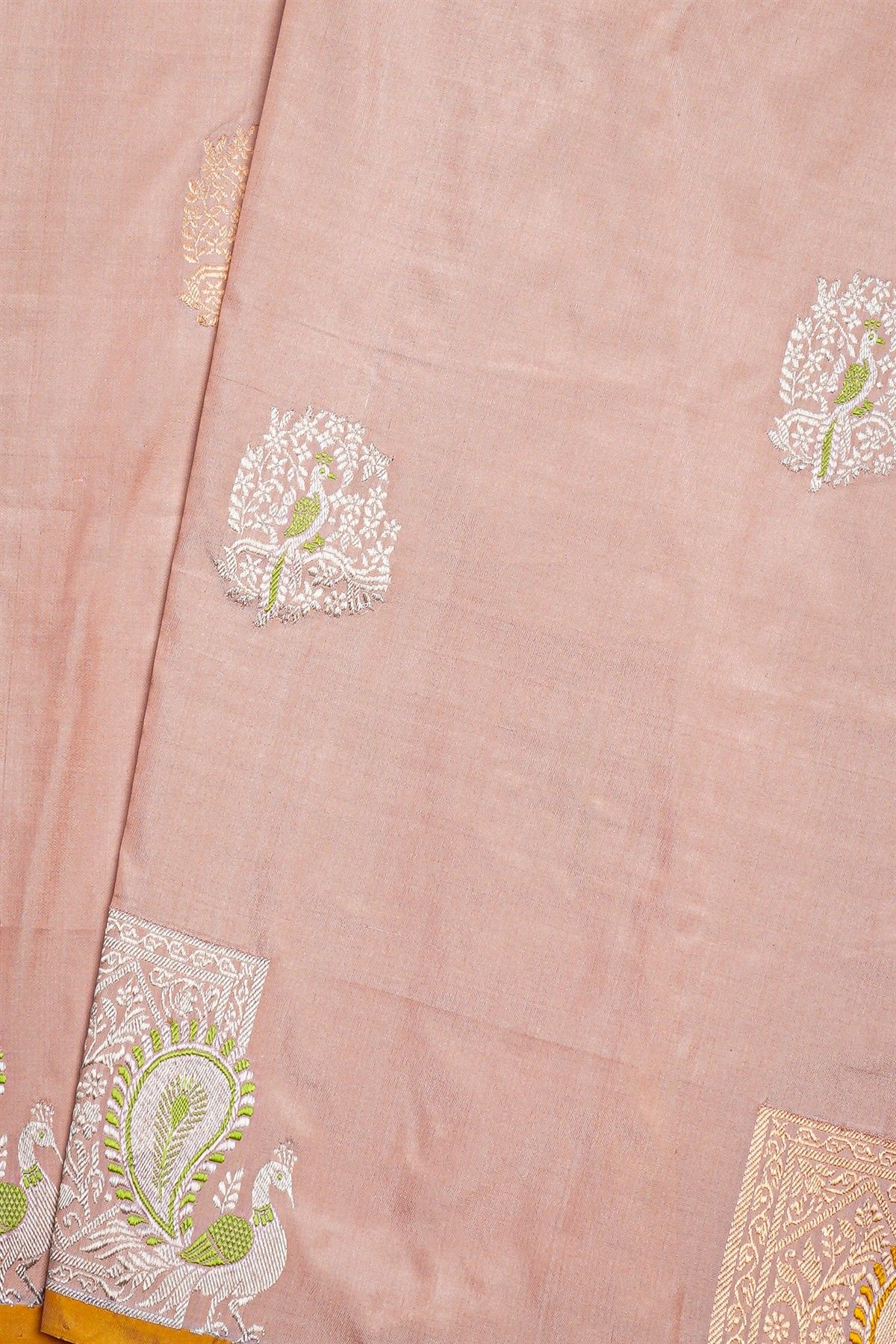Banarasi Silk Peach Saree